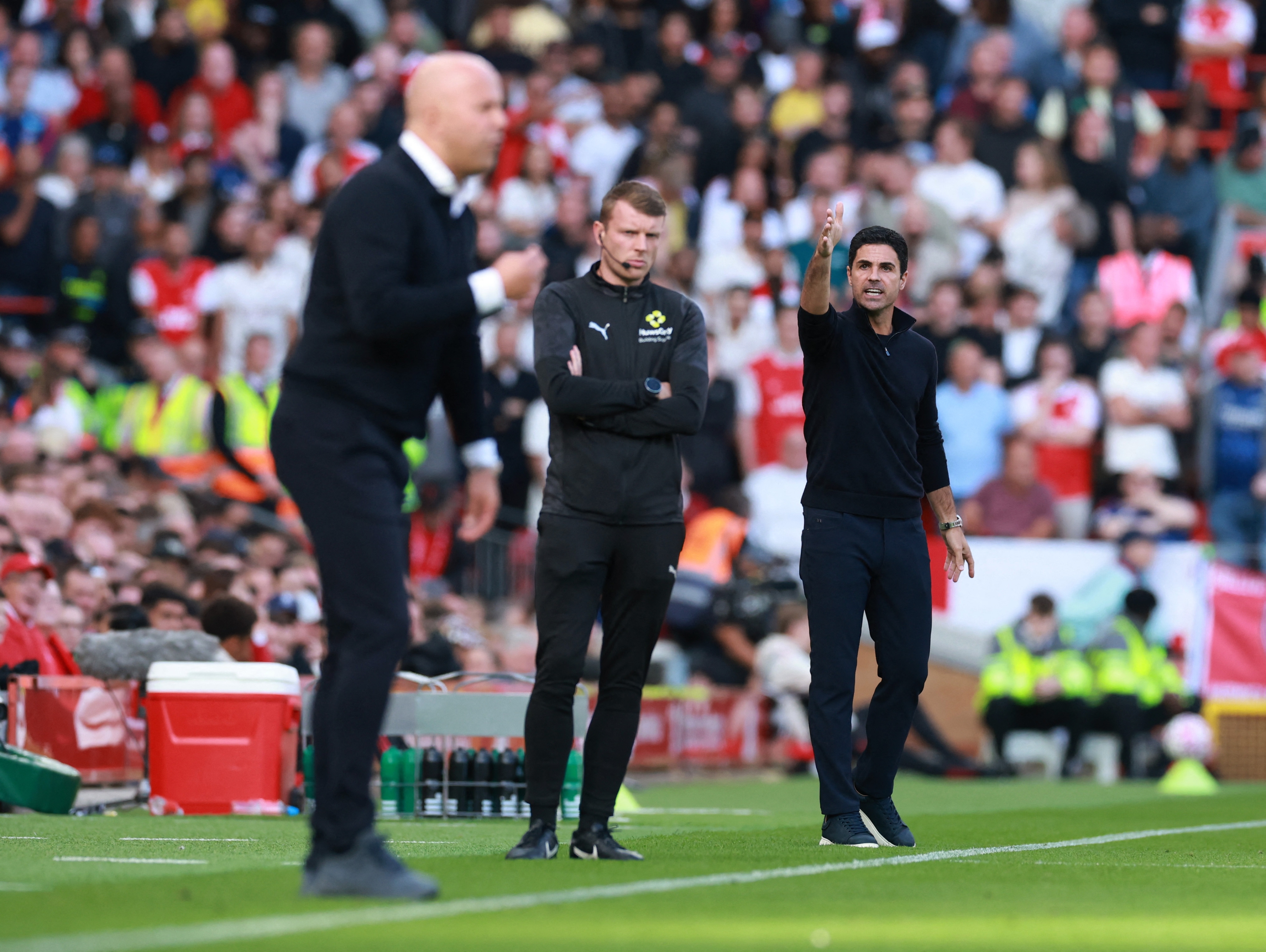 Mikel Arteta Anfiled