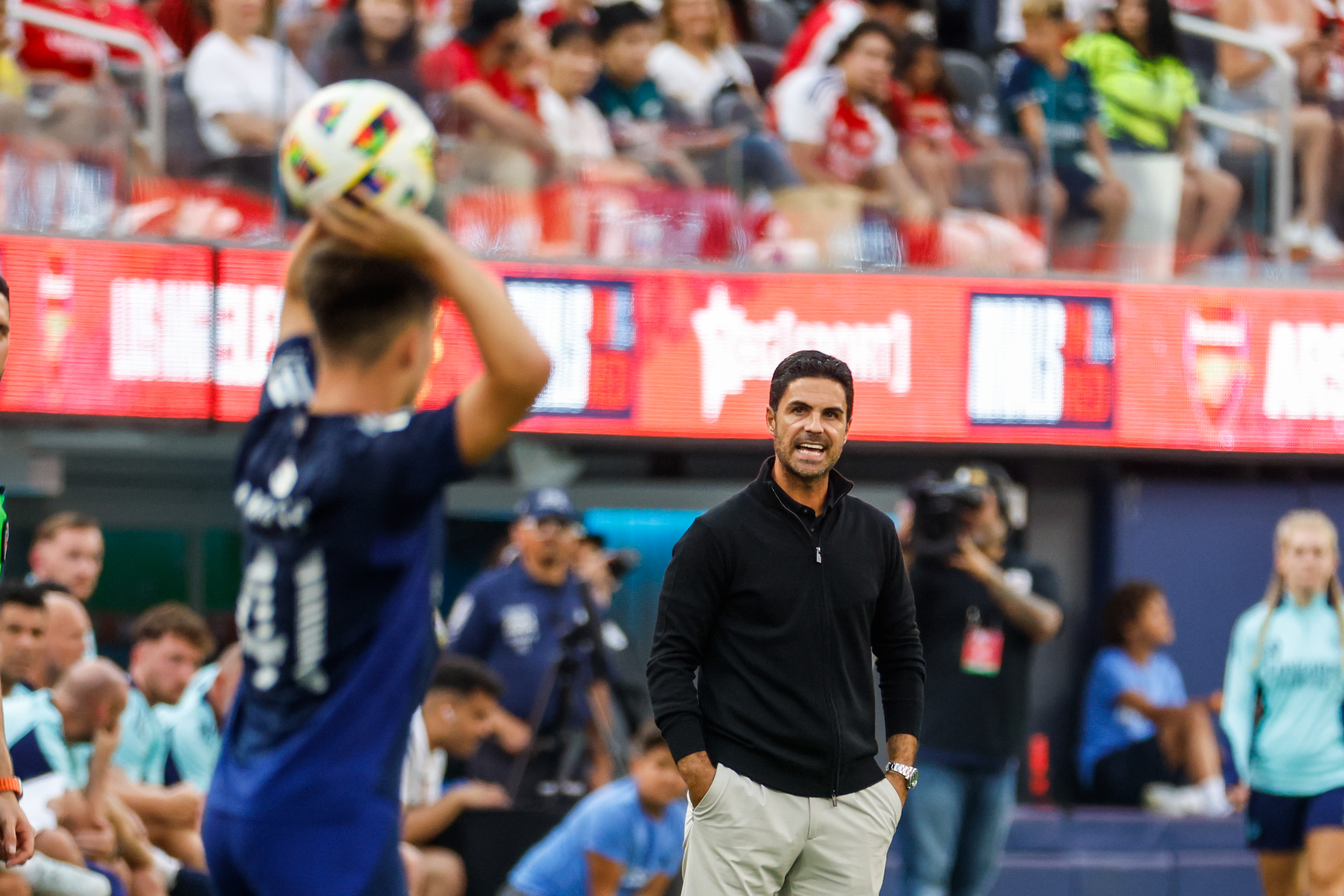 Mikel Arteta amical USA