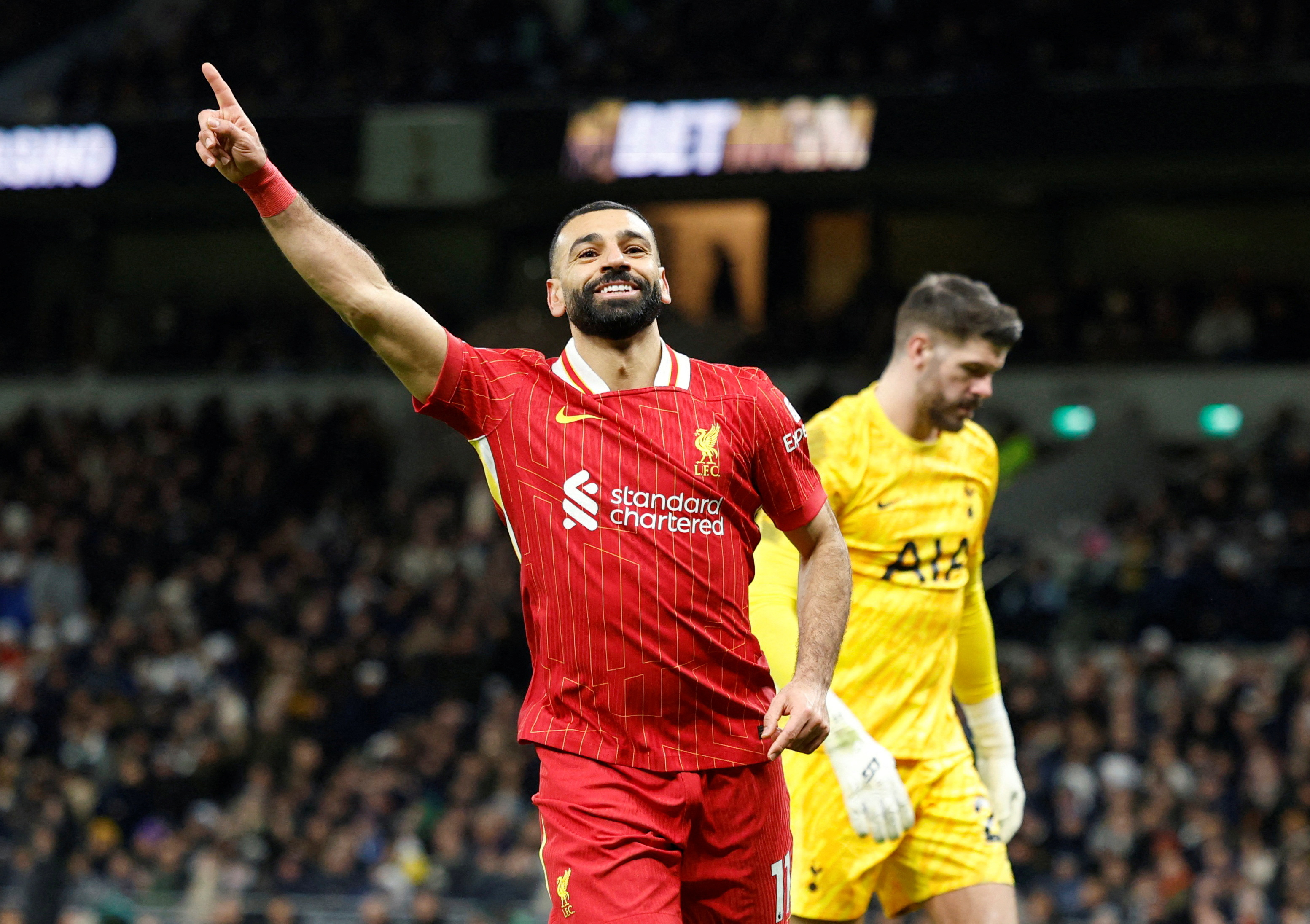 Mohamed Salah rayonnant Tottenham