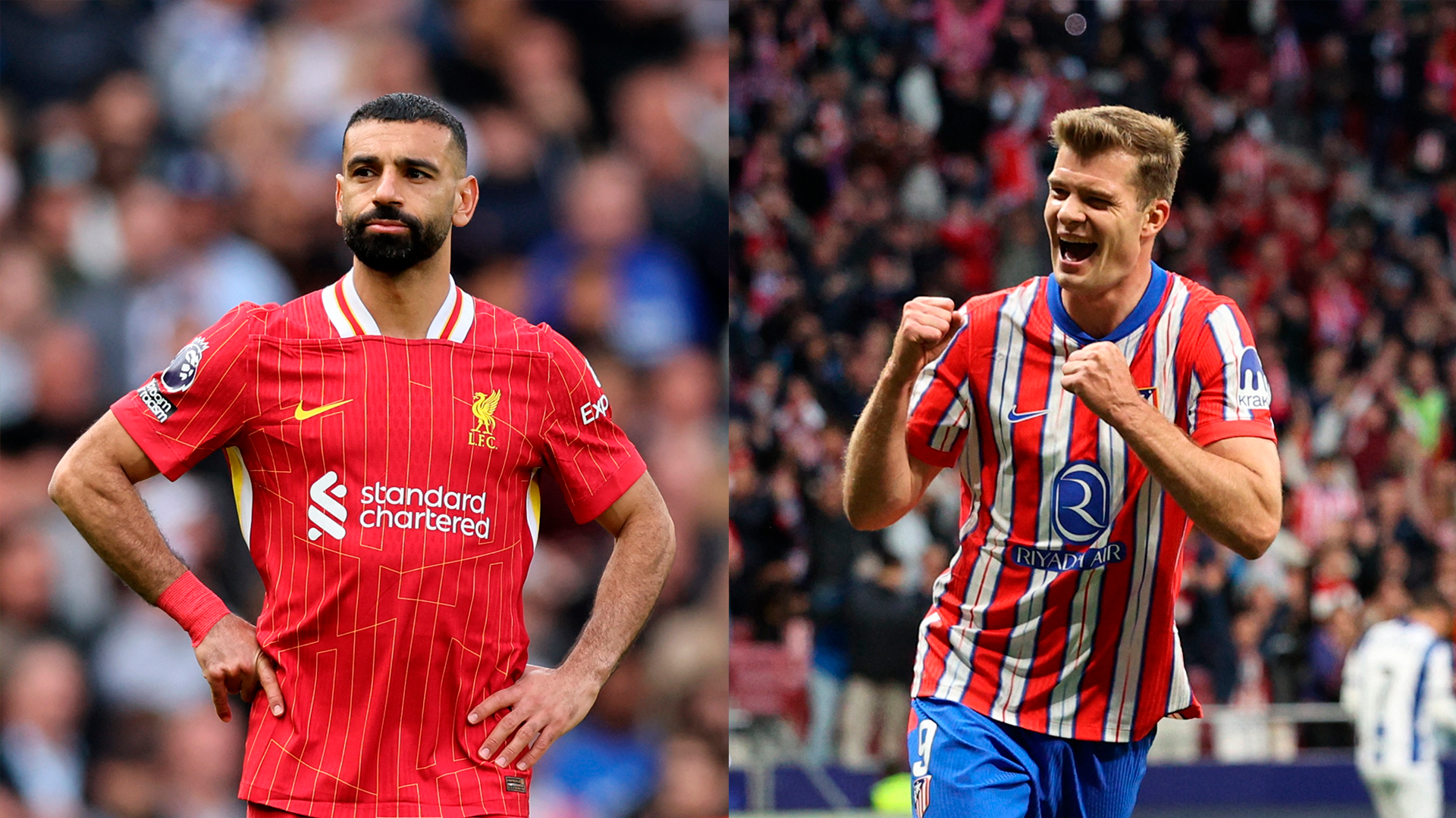 Mohamed Salah y Alexander Sorloth