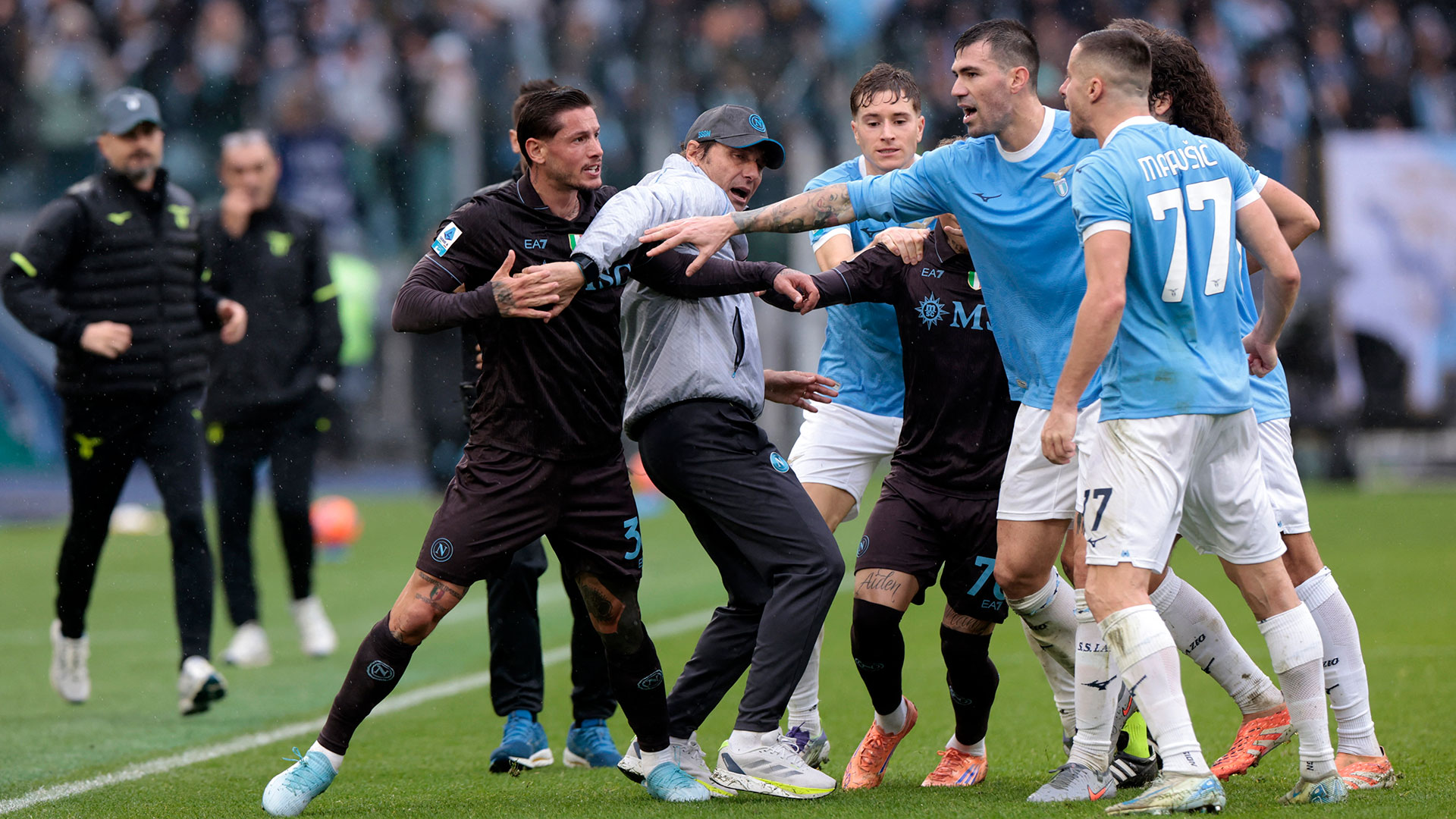 Napoli brawl