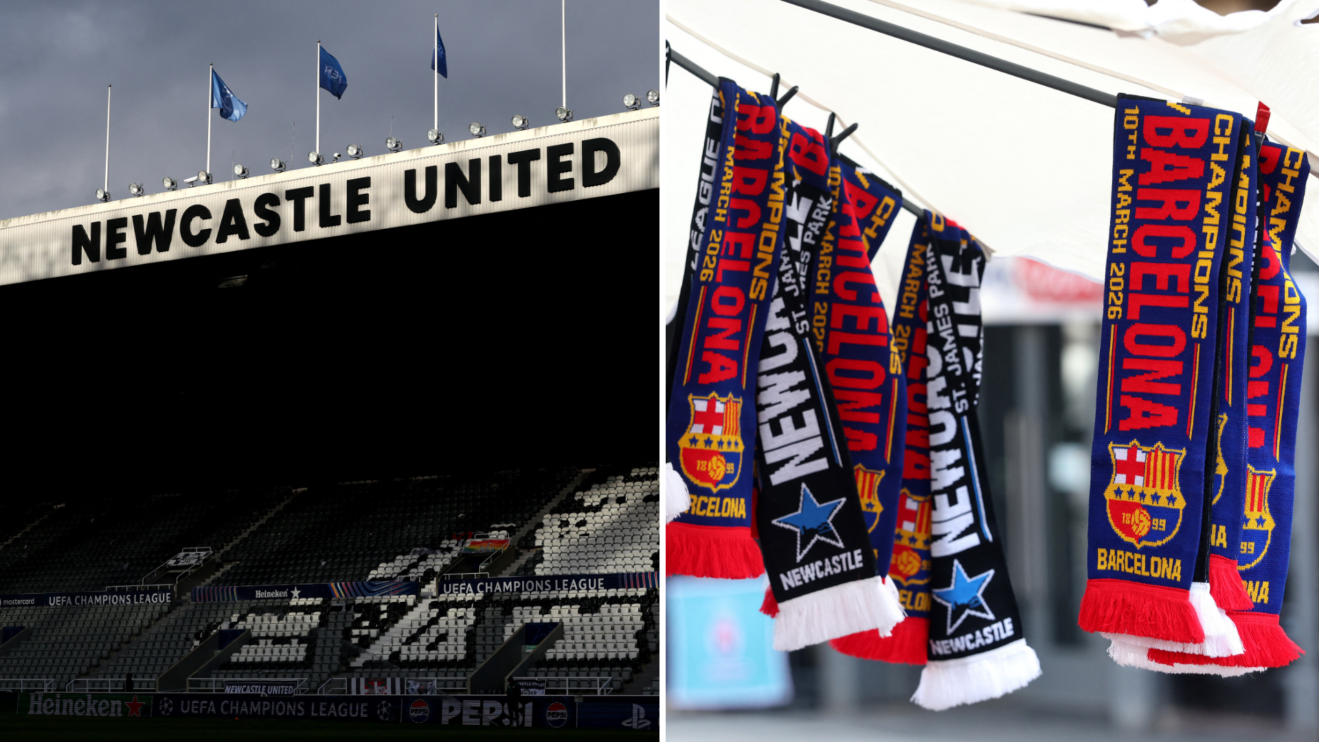 Newcastle vs Barcelona