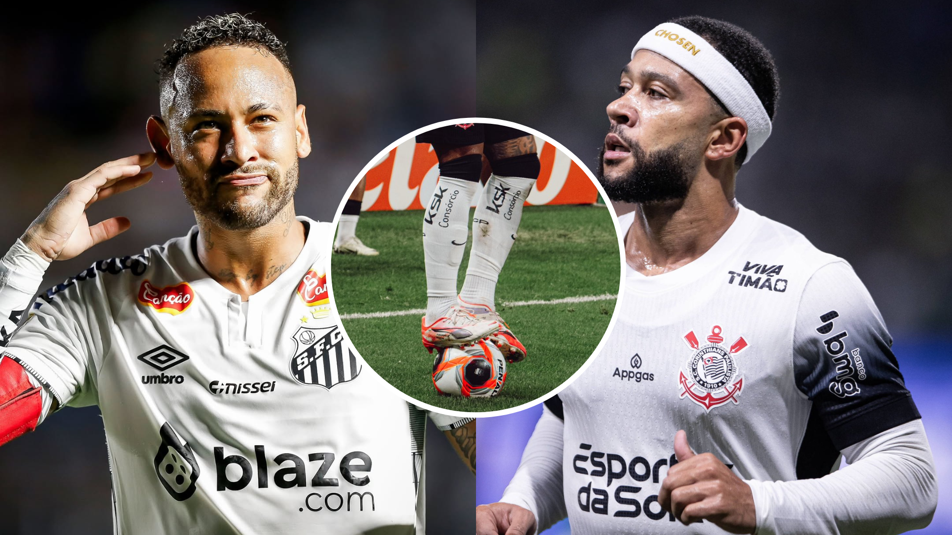 Neymar y Depay