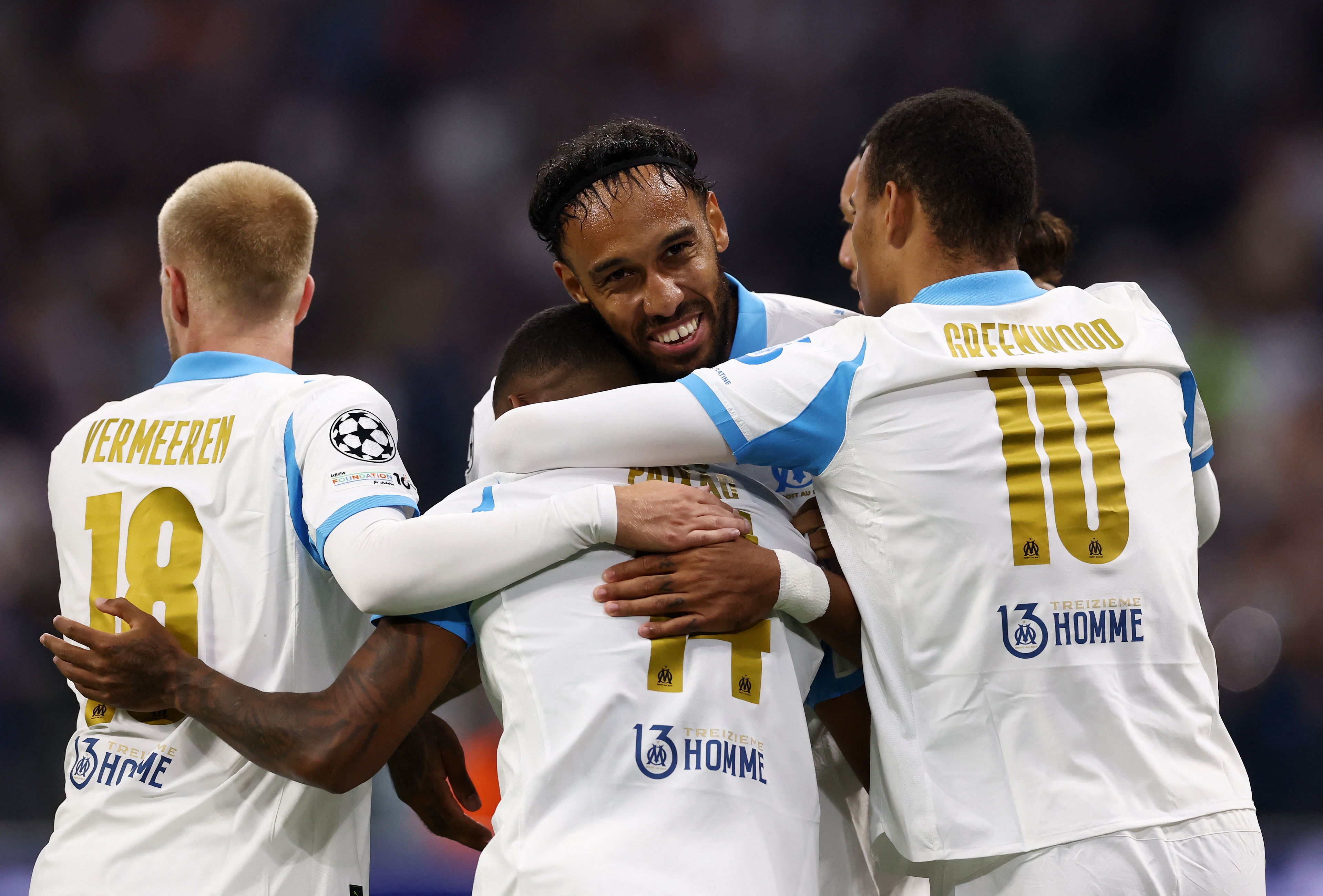 OM Ajax Aubameyang Paixao