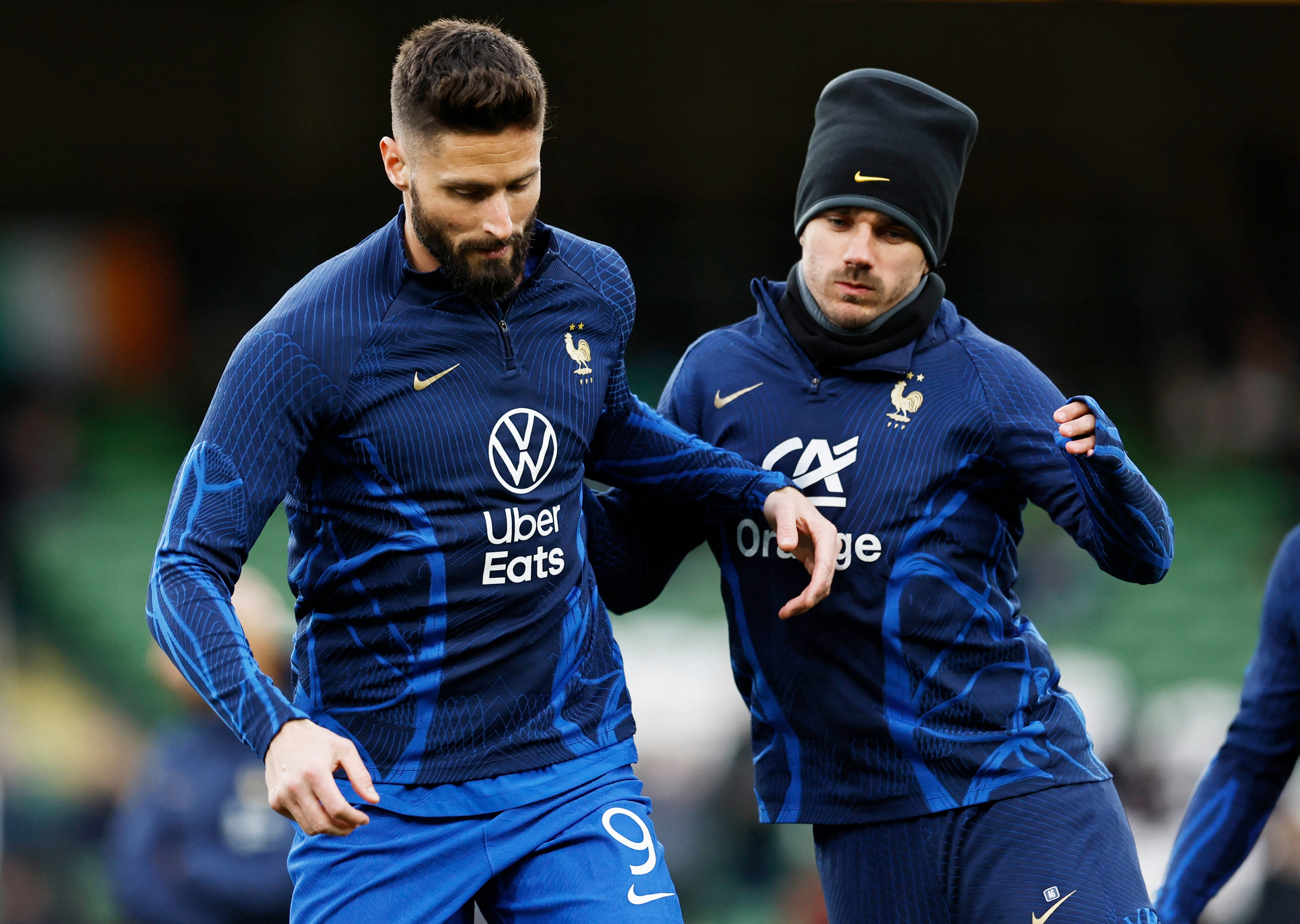 Olivier Giroud et Antoine Griezmann