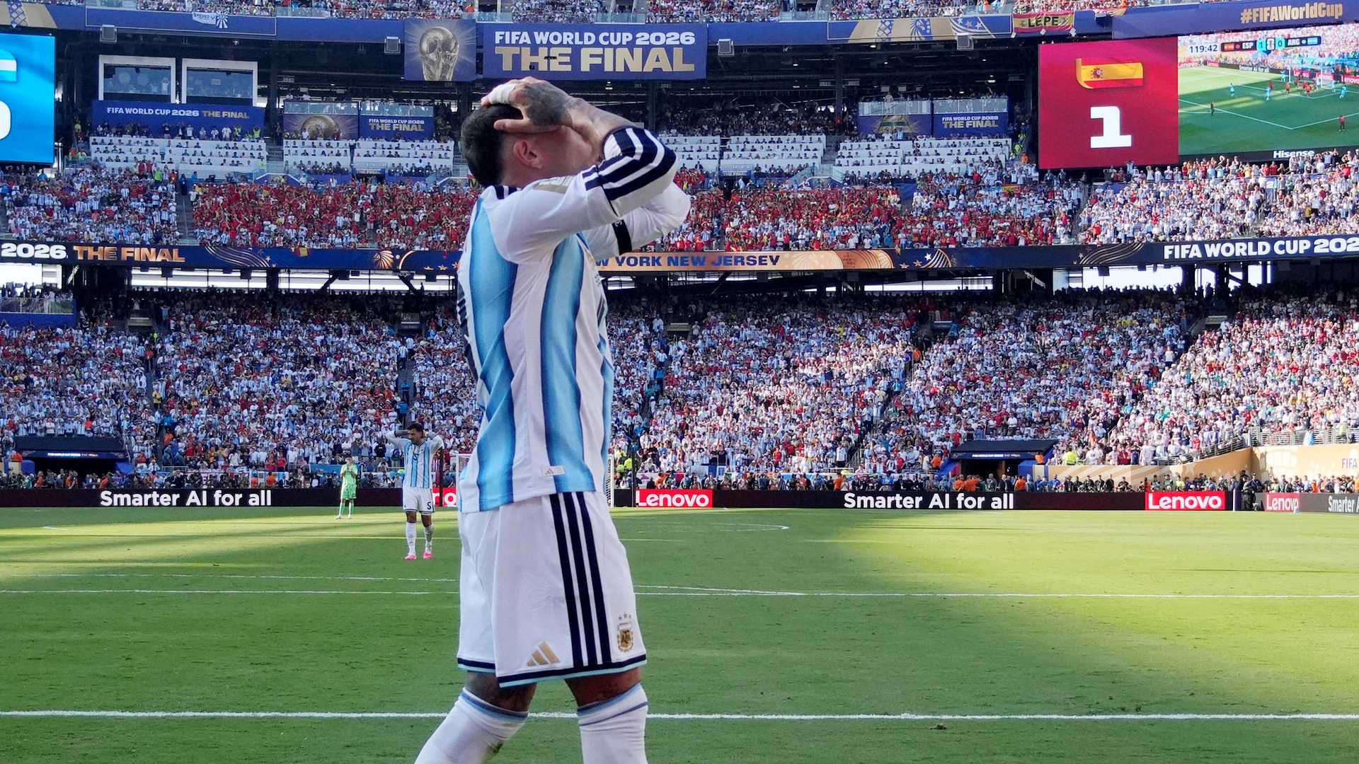 Otamendi España vs Argentina