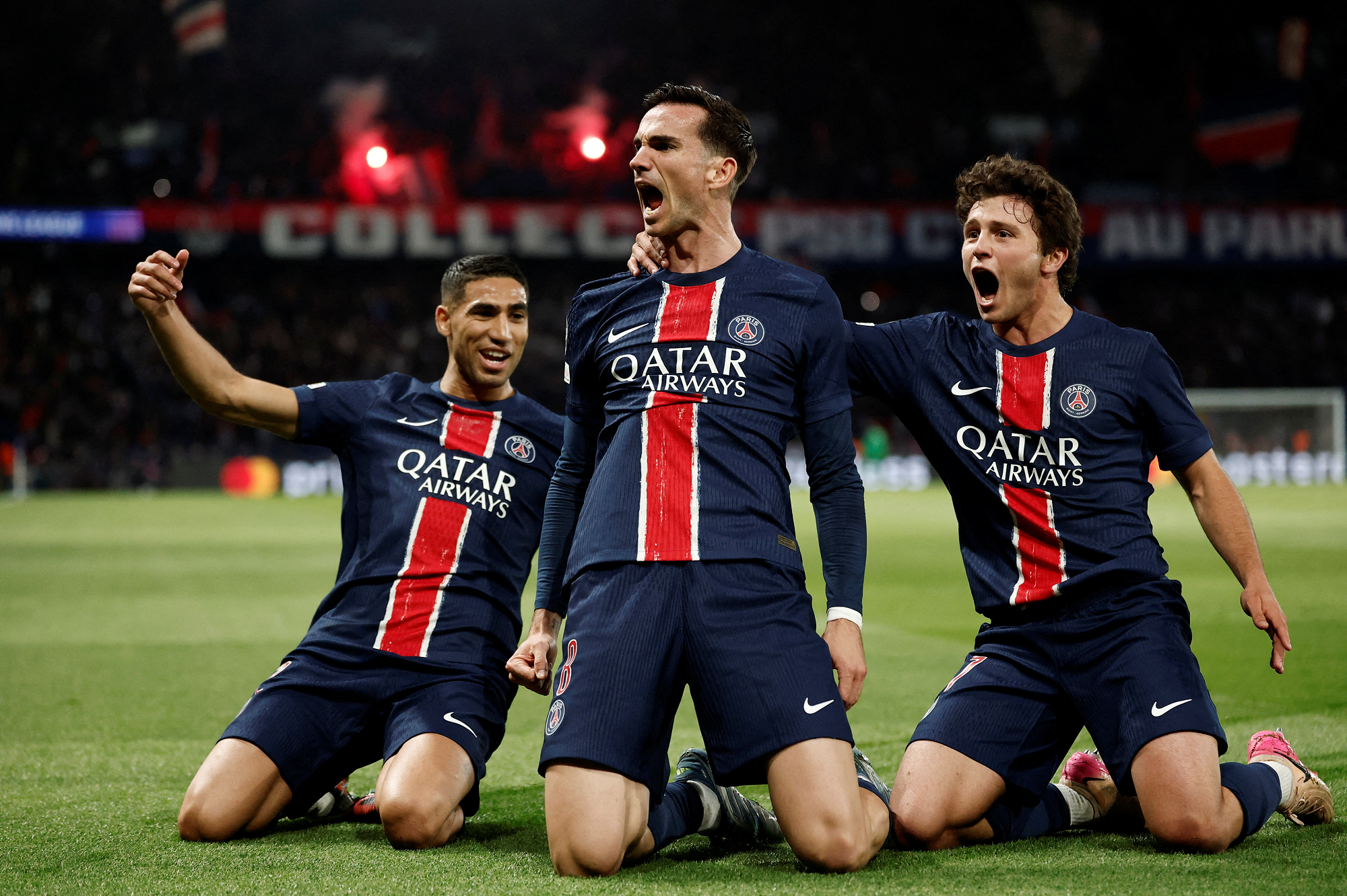 PSG celebrate