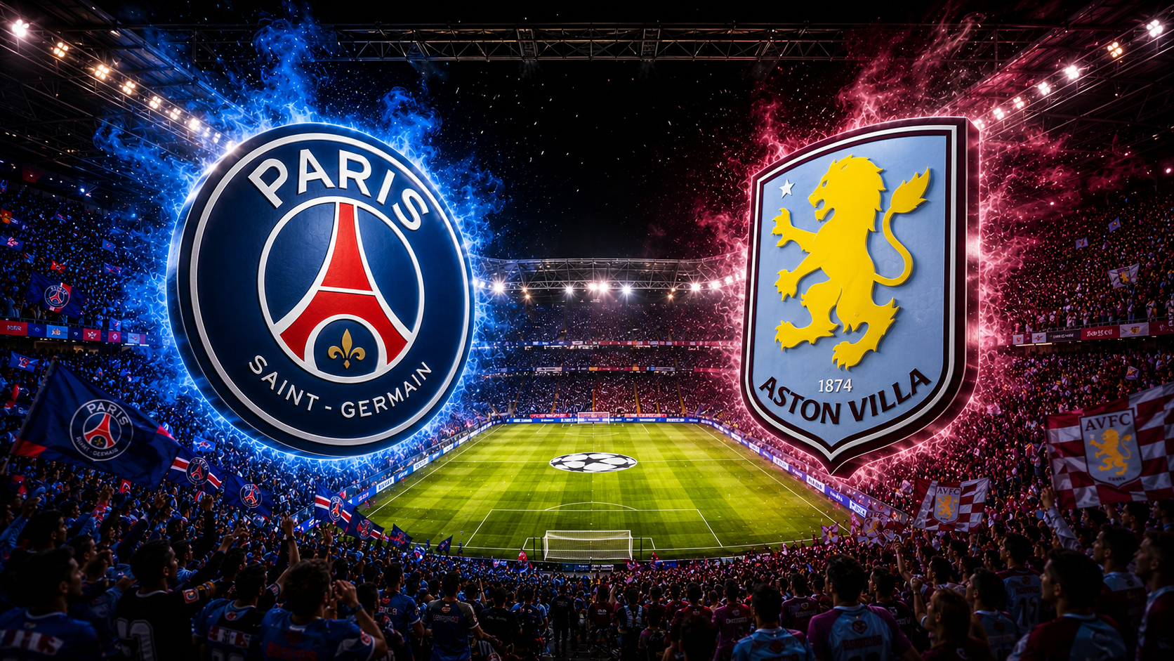 PSG vs Aston Villa
