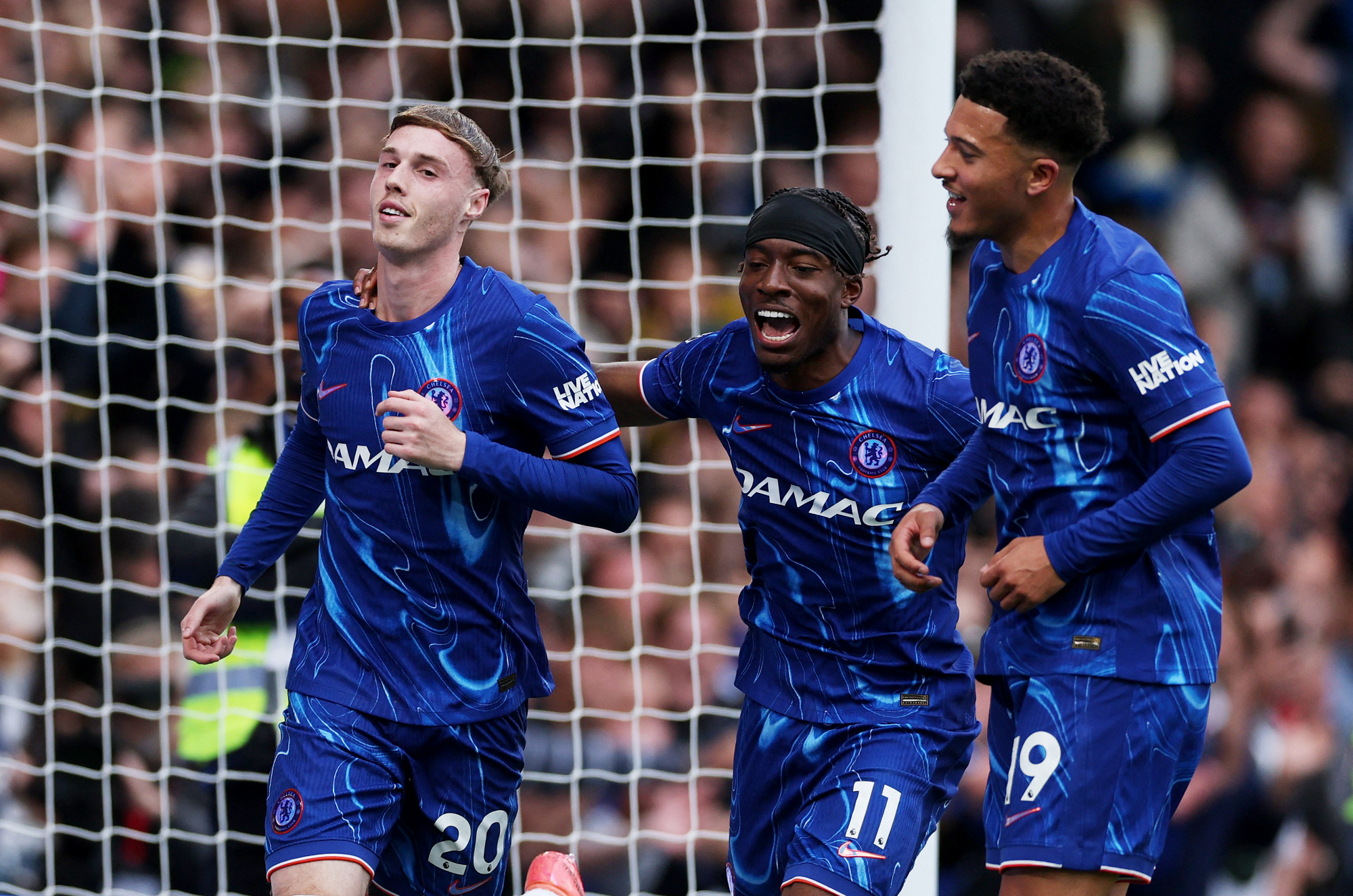 Palmer celebrates goal