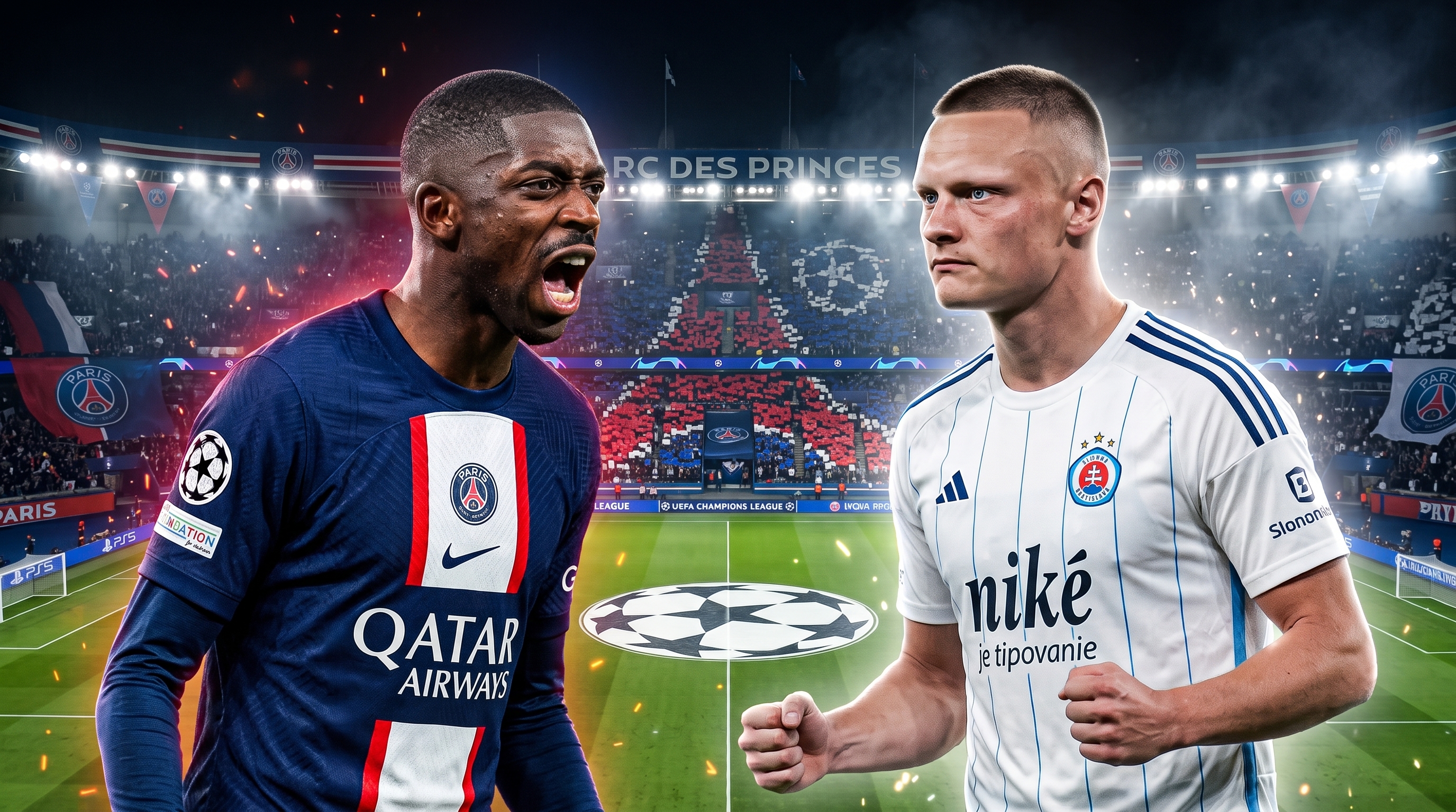 Paris Saint-Germain vs Slovan Bratislava
