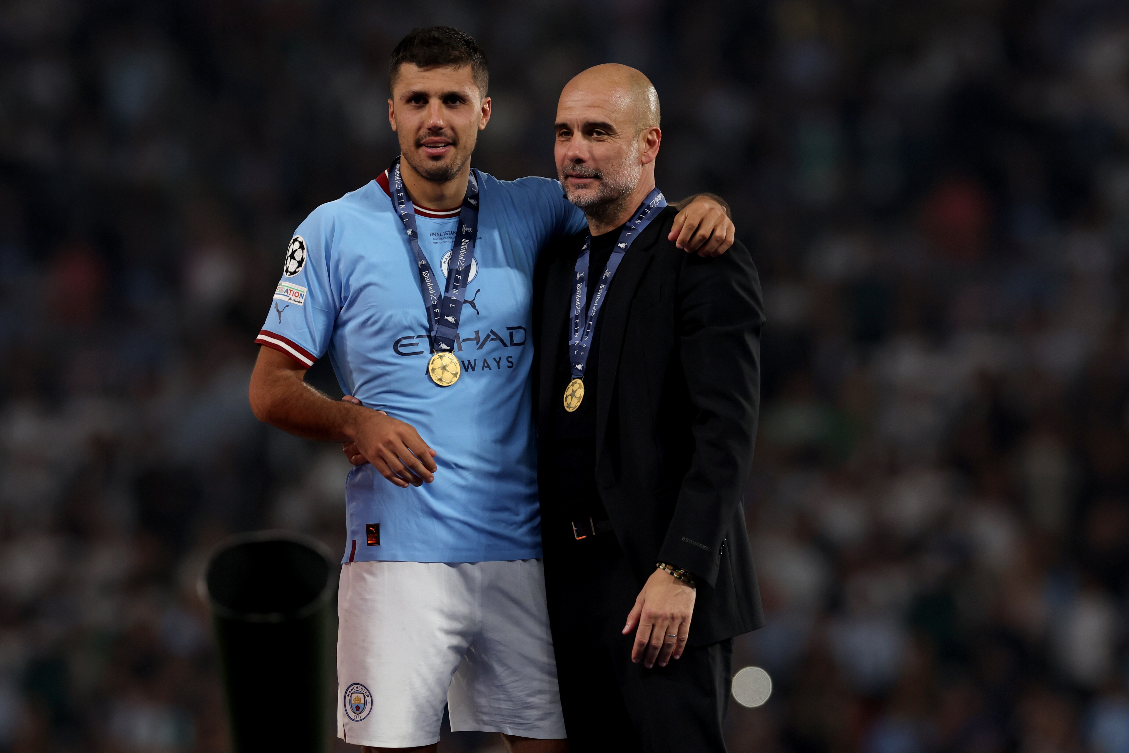 Pep Guardiola et Rodri