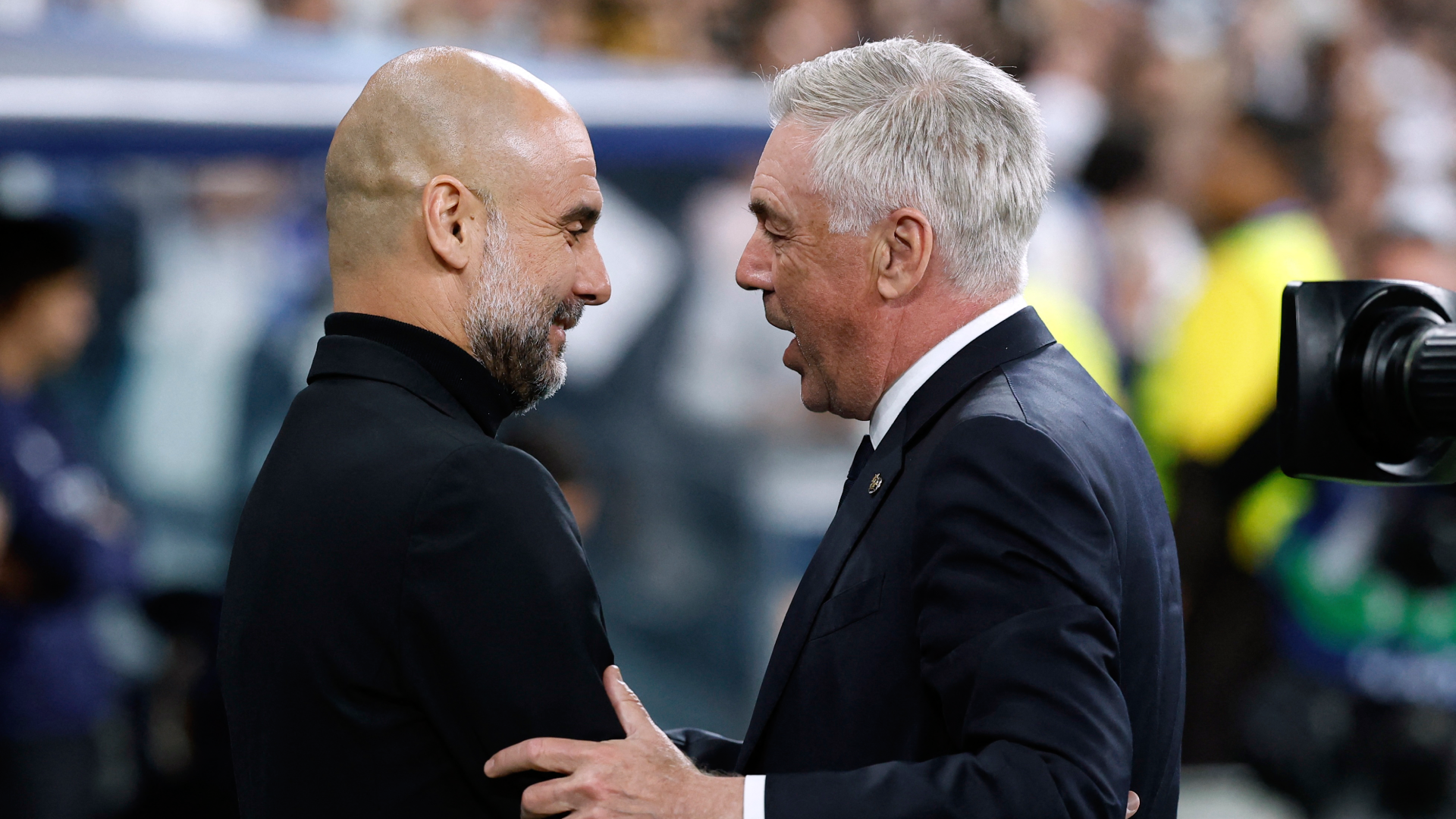 Pep Guardiola y Carlo Ancelotti