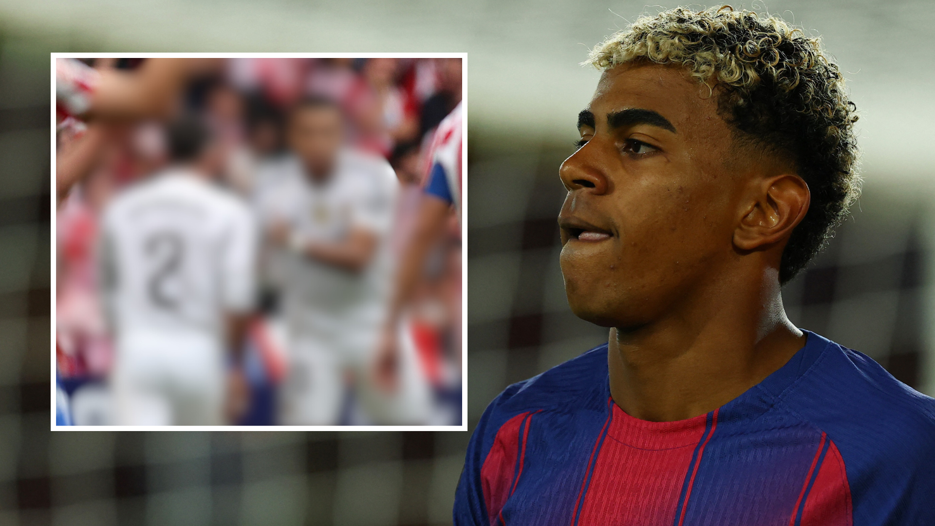 Player Lamine Yamal El Clasico
