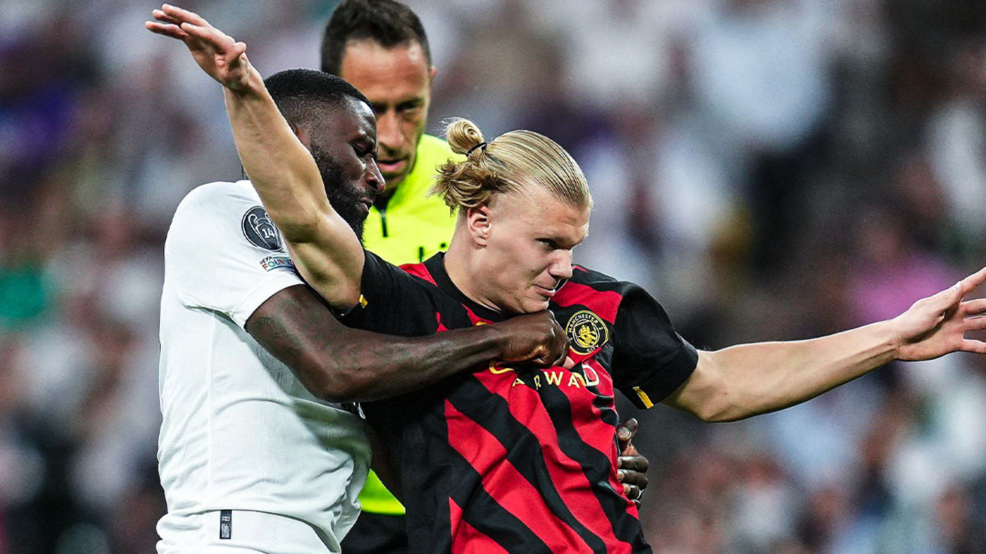 Rüdiger y Haaland