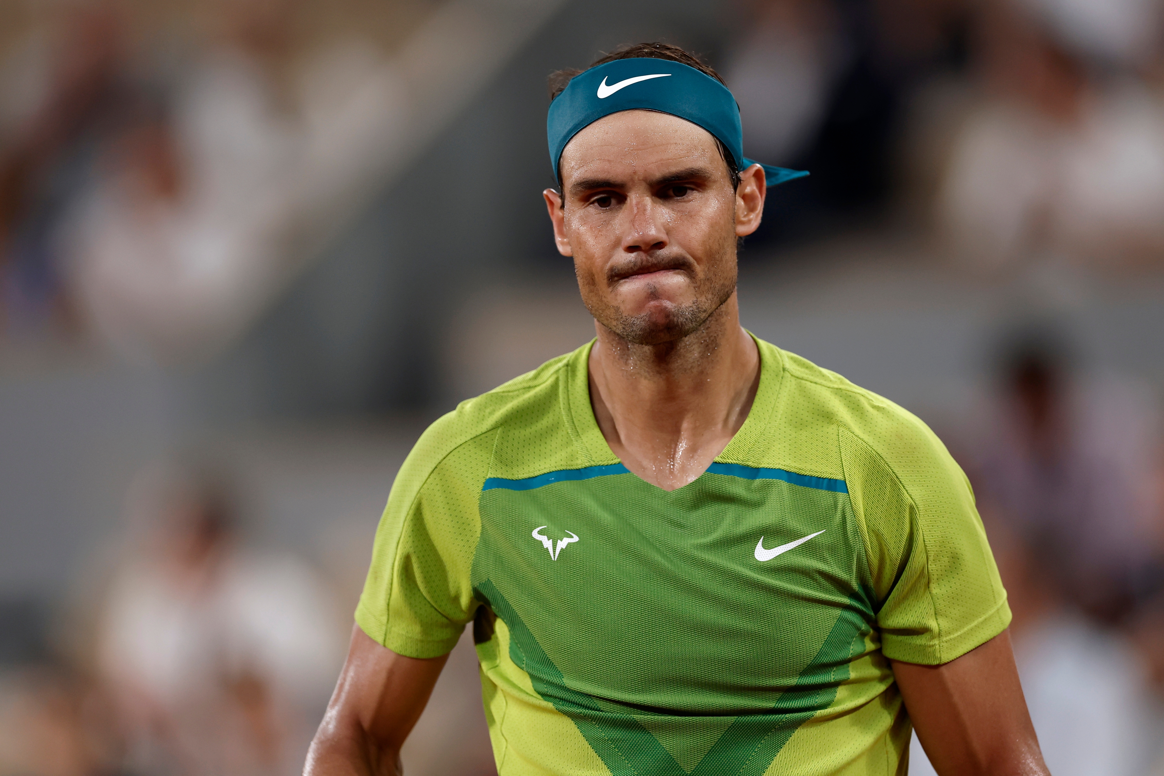 Rafael Nadal lors de Roland-Garros 2022