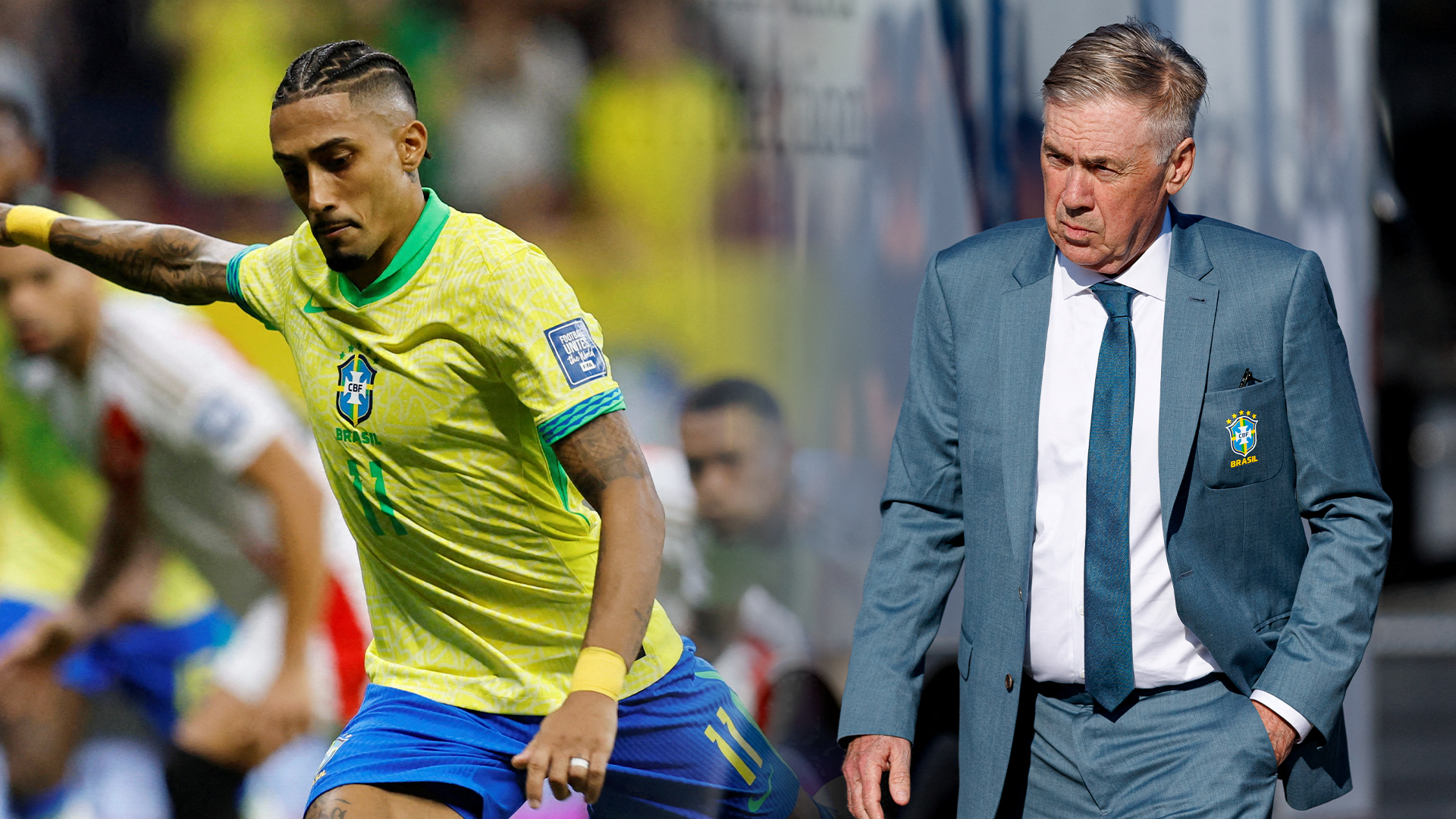 Raphinha, Carlo Ancelotti