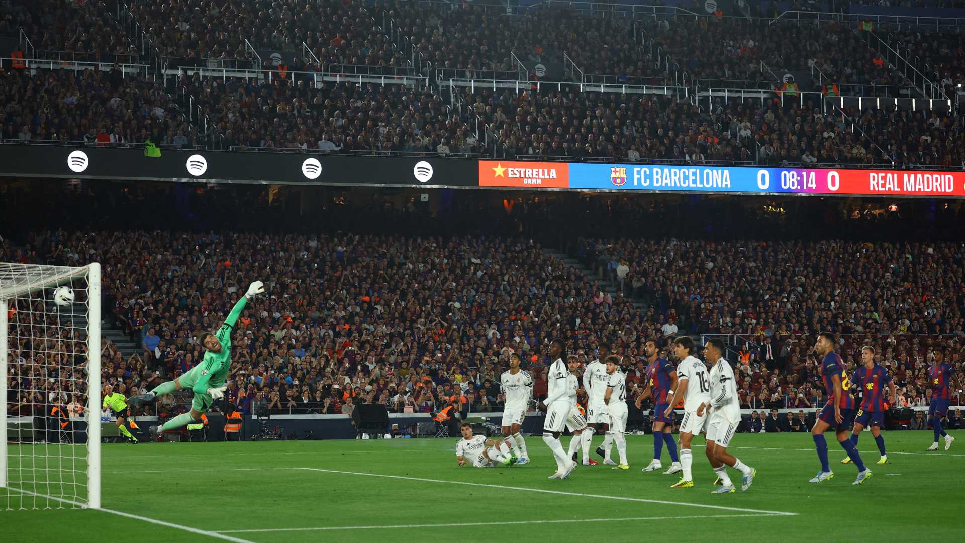 Rashford goal Barcelona vs Real Madrid