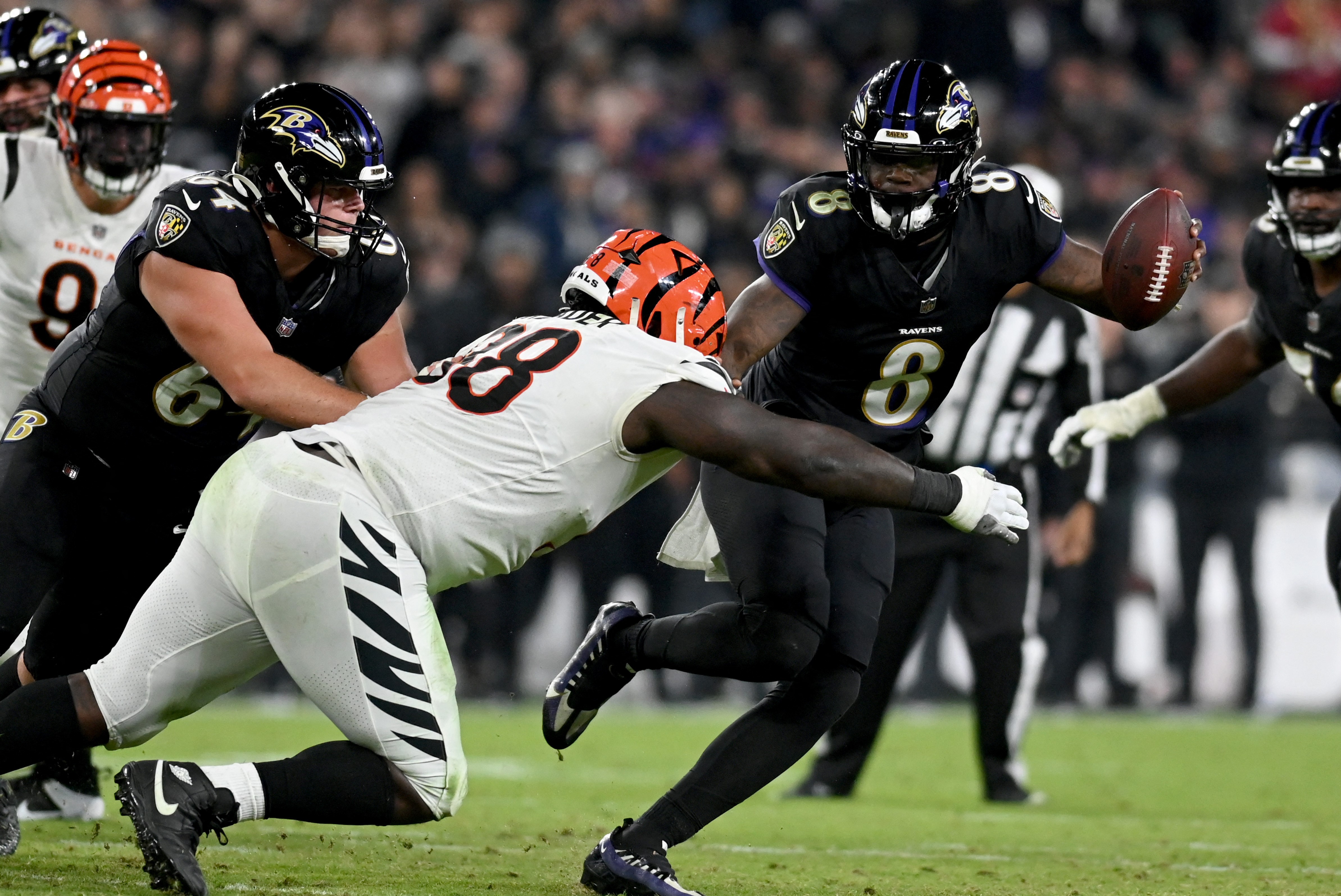 NFL : Les Ravens se relancent face aux Bengals
