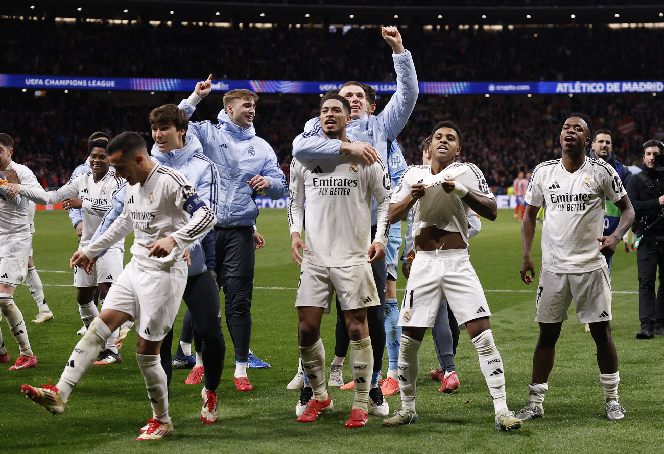 Real Madrid celebrate