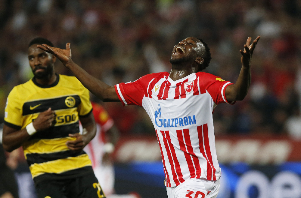 UEFA Champions League: Crvena zvezda striker Richmond Boakye Yiadom eyes  more goals in group stage - Ghana Latest Football News, Live Scores,  Results - GHANAsoccernet