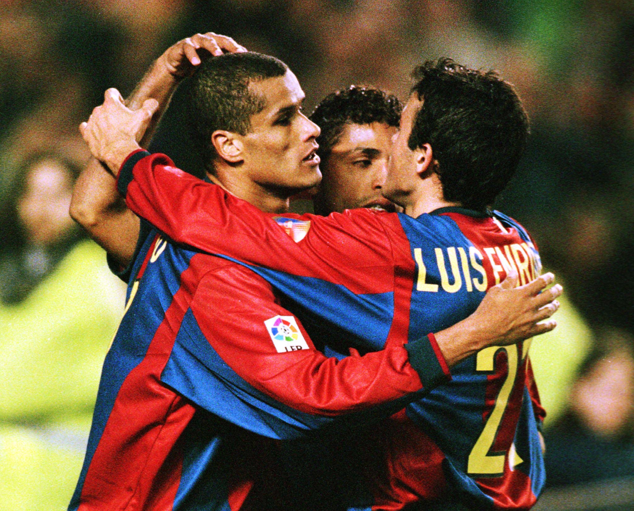 Rivaldo et Luis Enrique