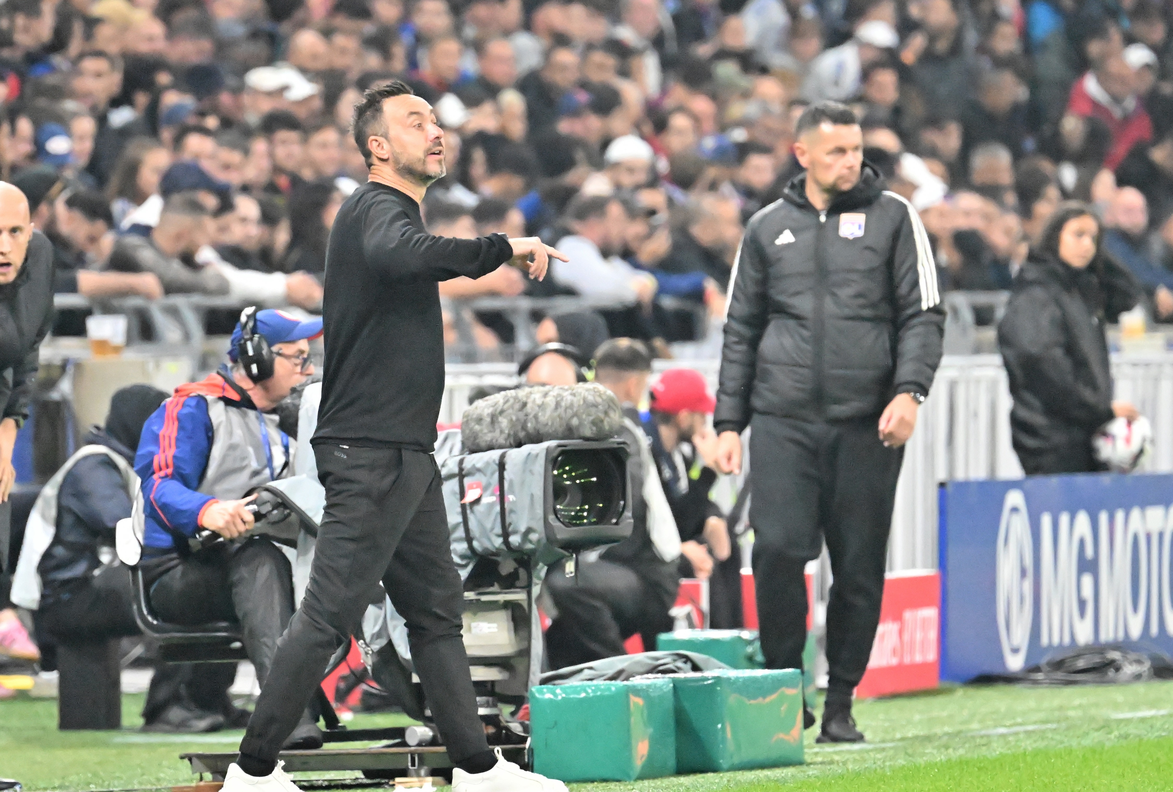 Roberto De Zerbi contre l'OL