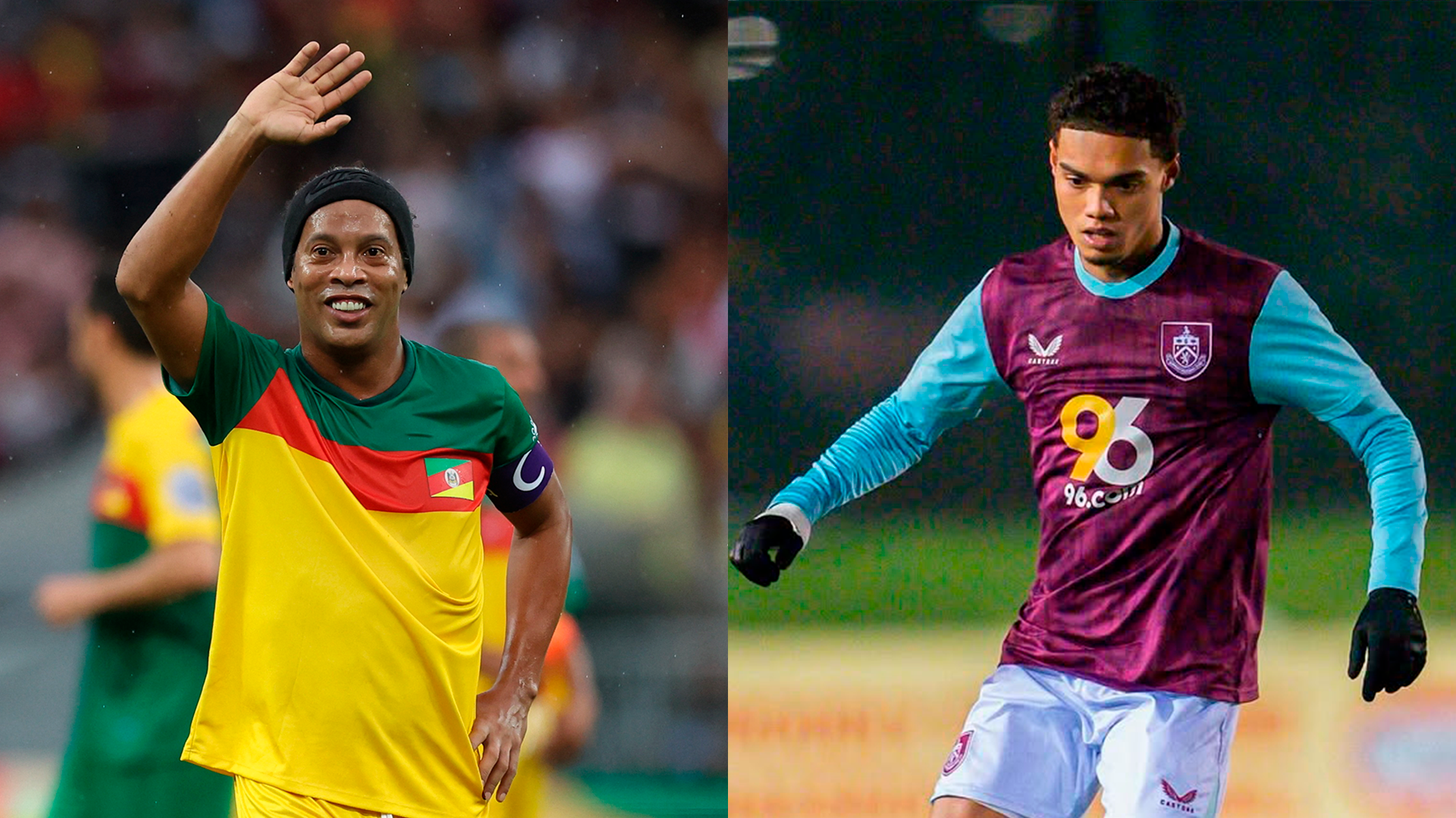 Ronaldinho y Joao Mendes
