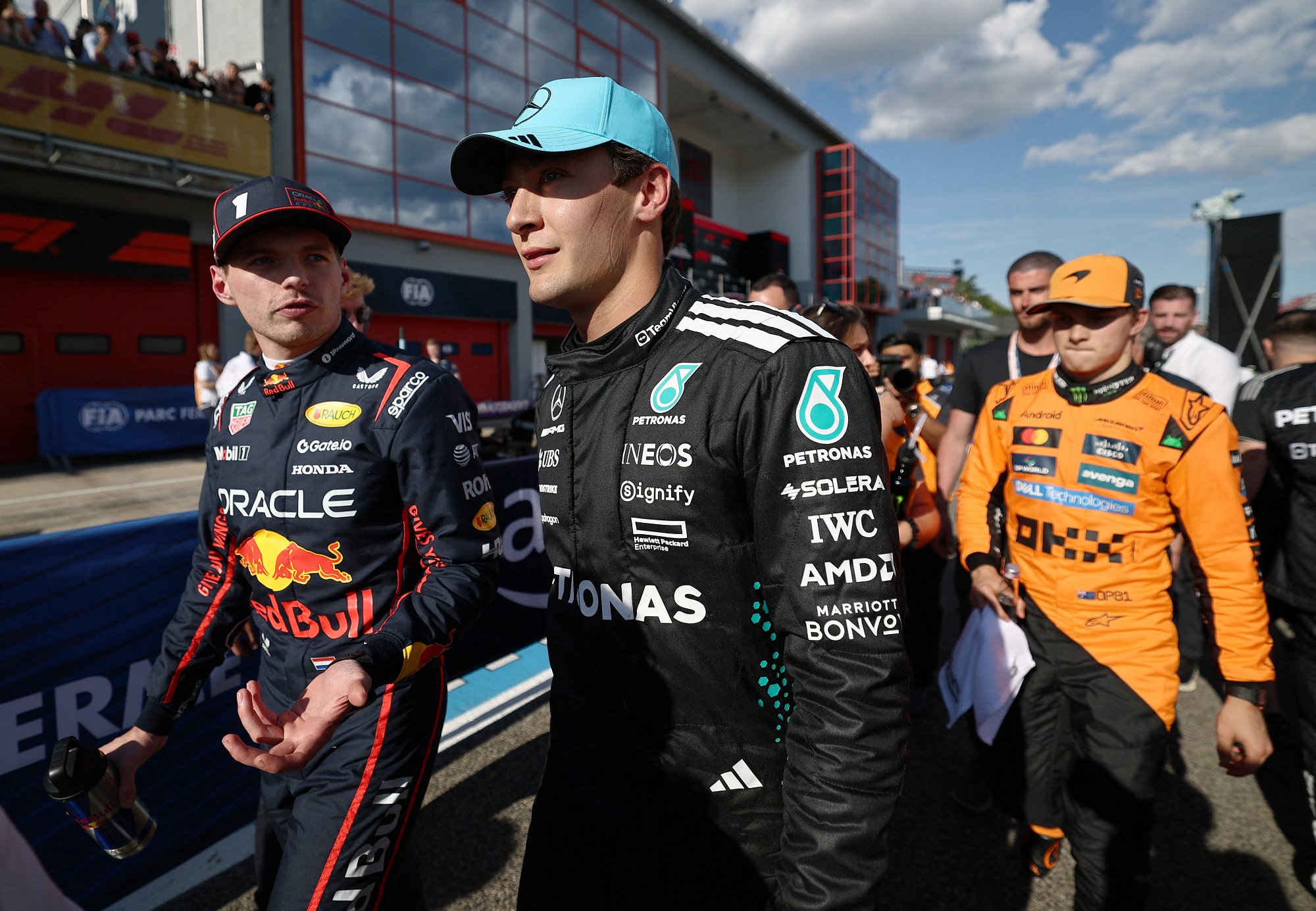 Russell & Verstappen