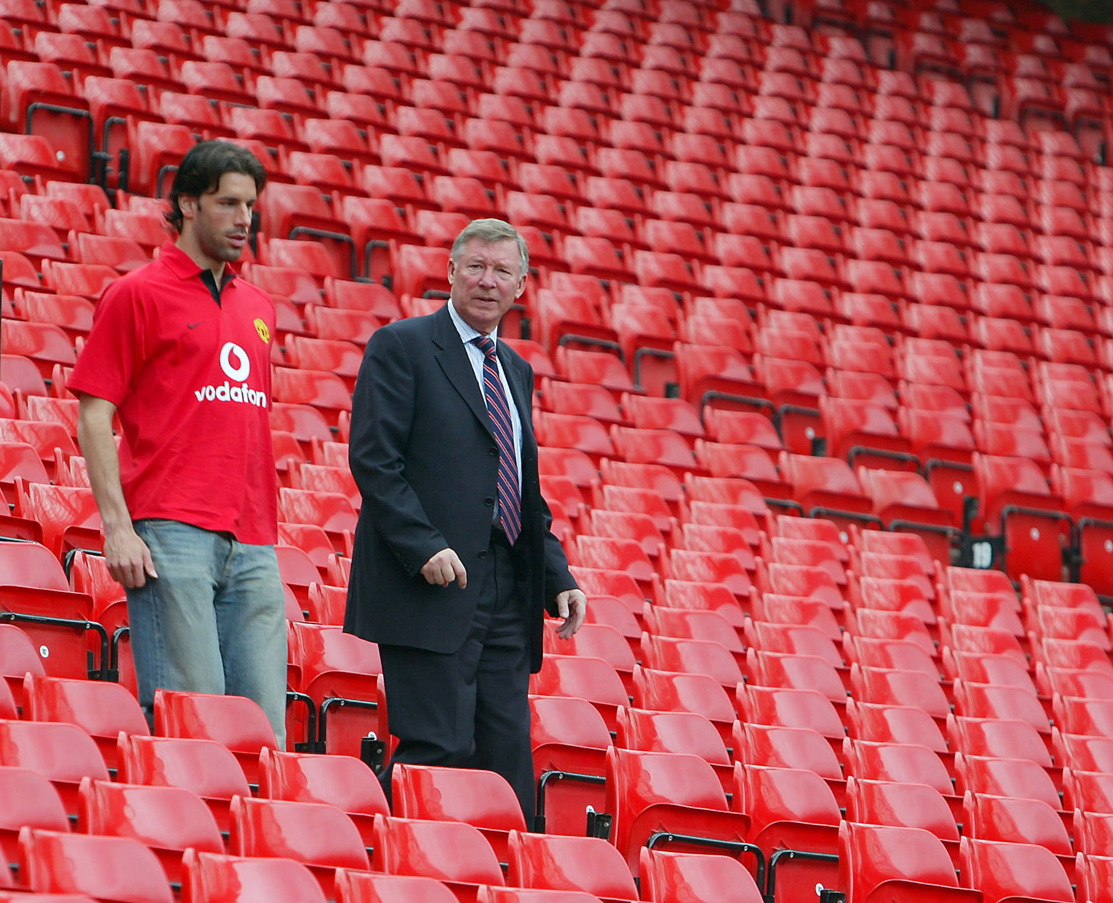 Ruud van Nistelrooy et Sir Alex Ferguson