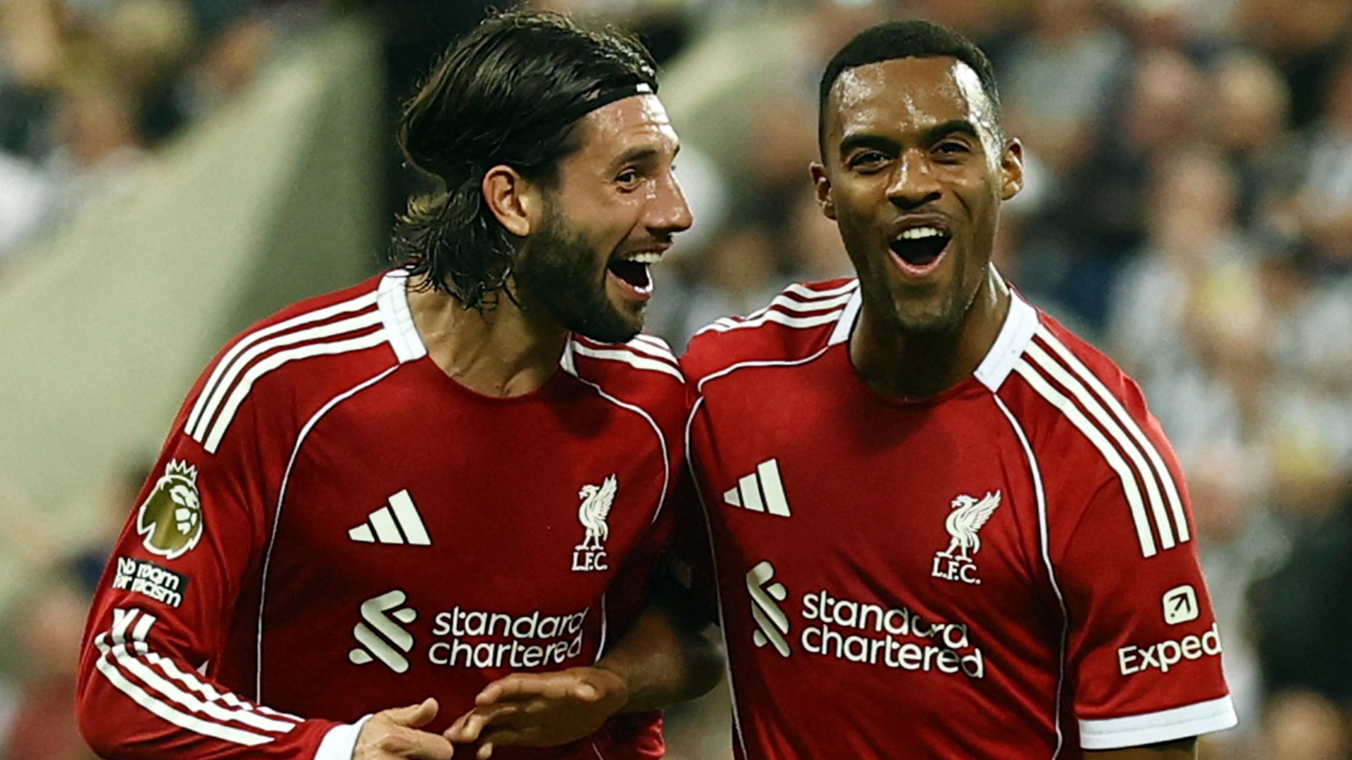 Ryan Gravenberch y Dominik Szoboszlai