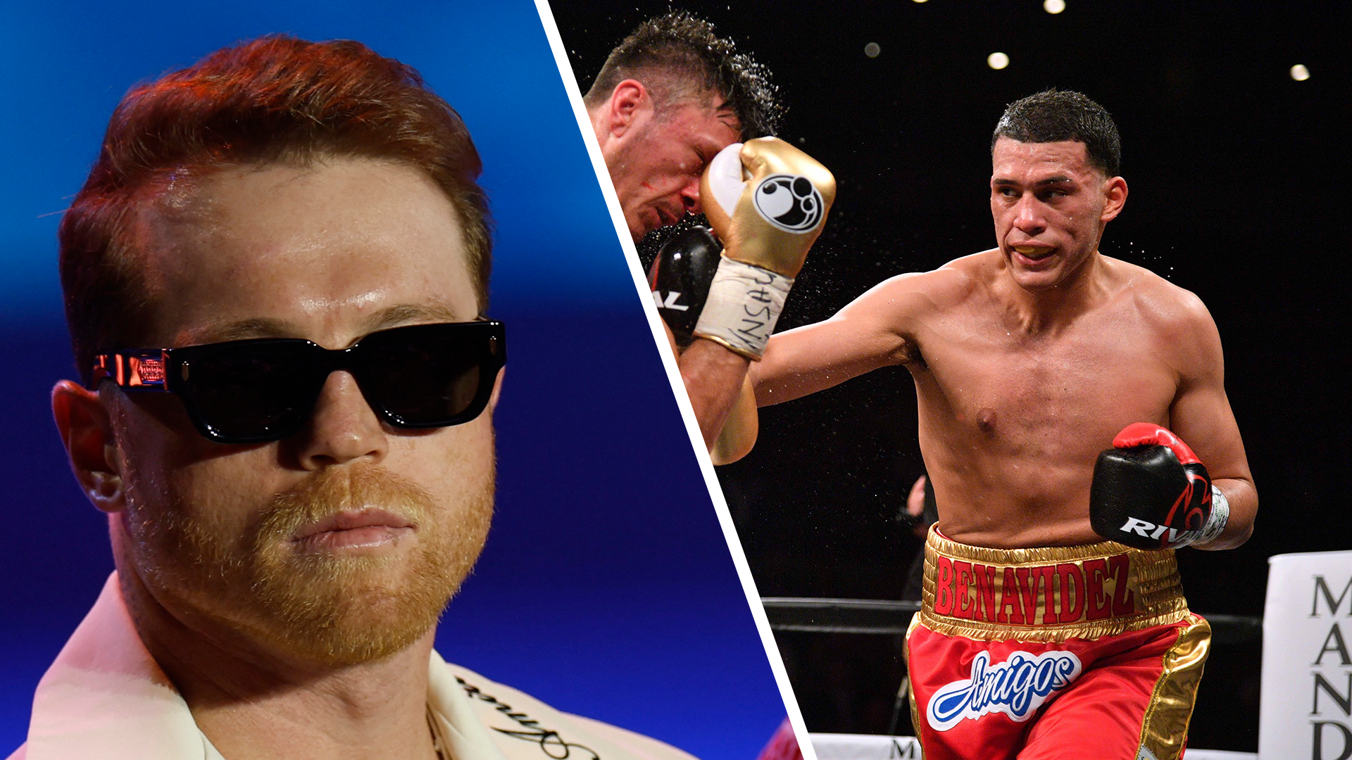 Saúl Canelo Álvarez and David Benavidez