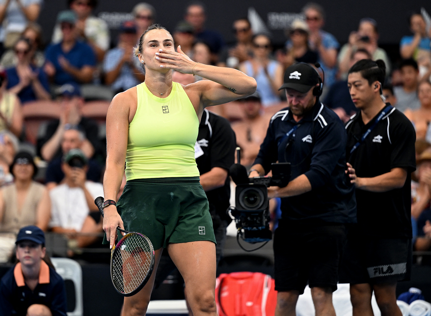 Sabalenka post match
