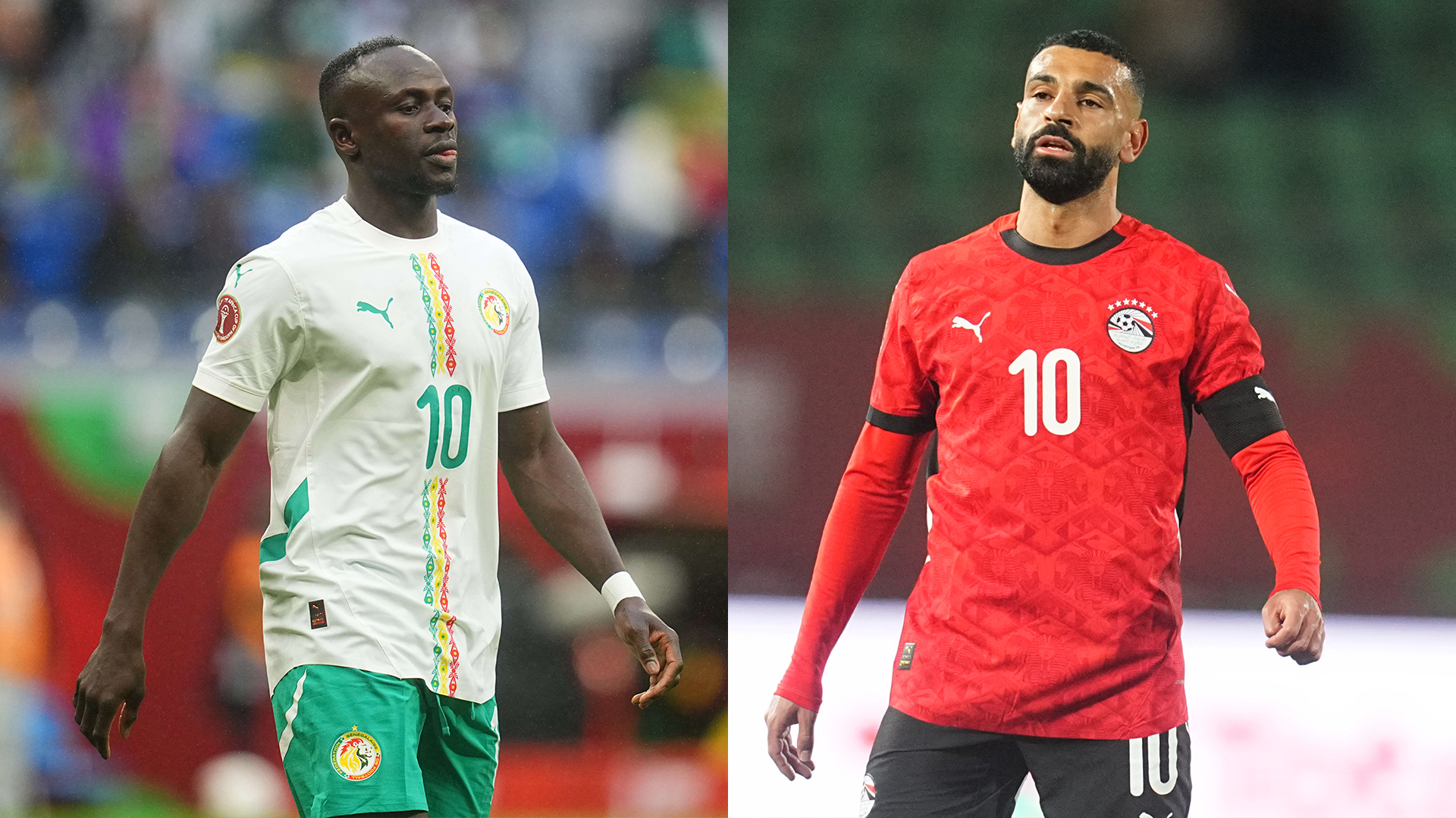 Sadio Mané y Mohamed Salah