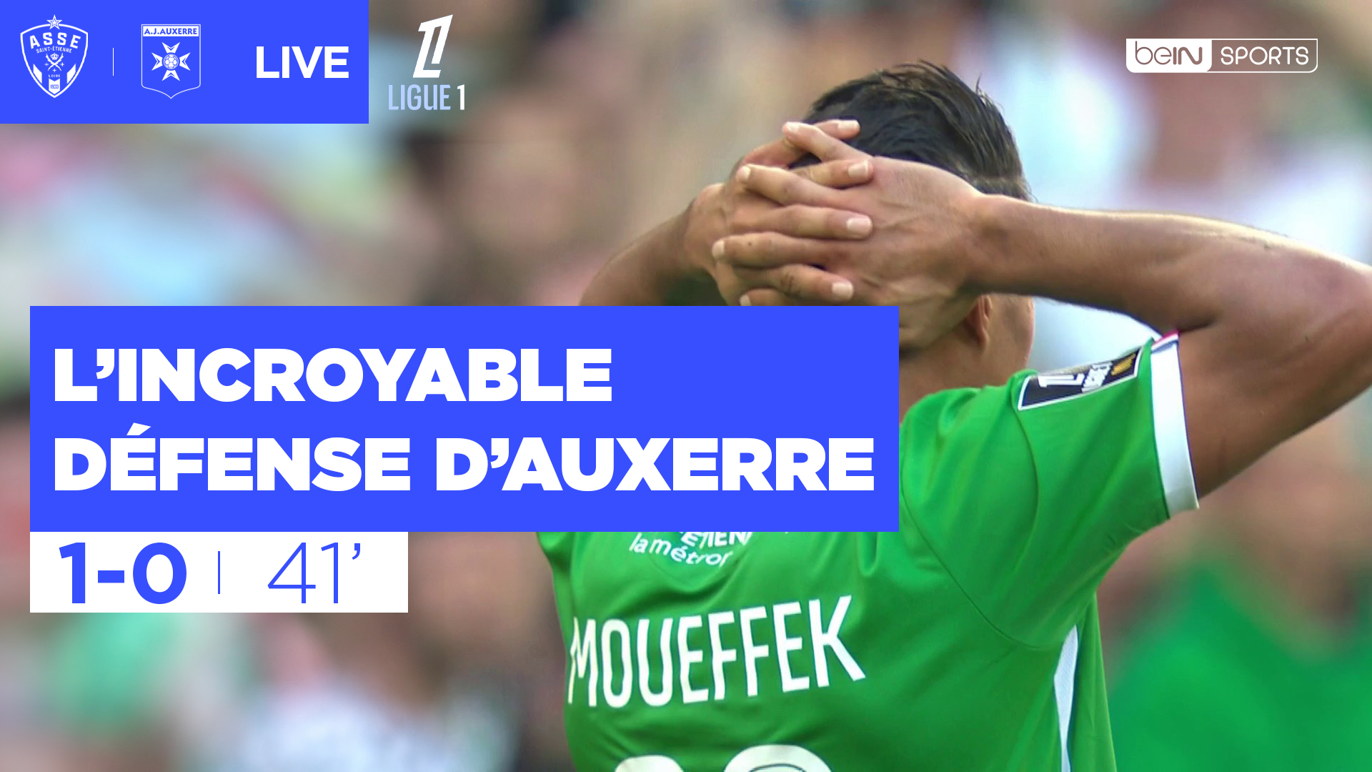 Ligue 1 : l'incroyable défense d'Auxerre qui repousse Saint-Etienne !