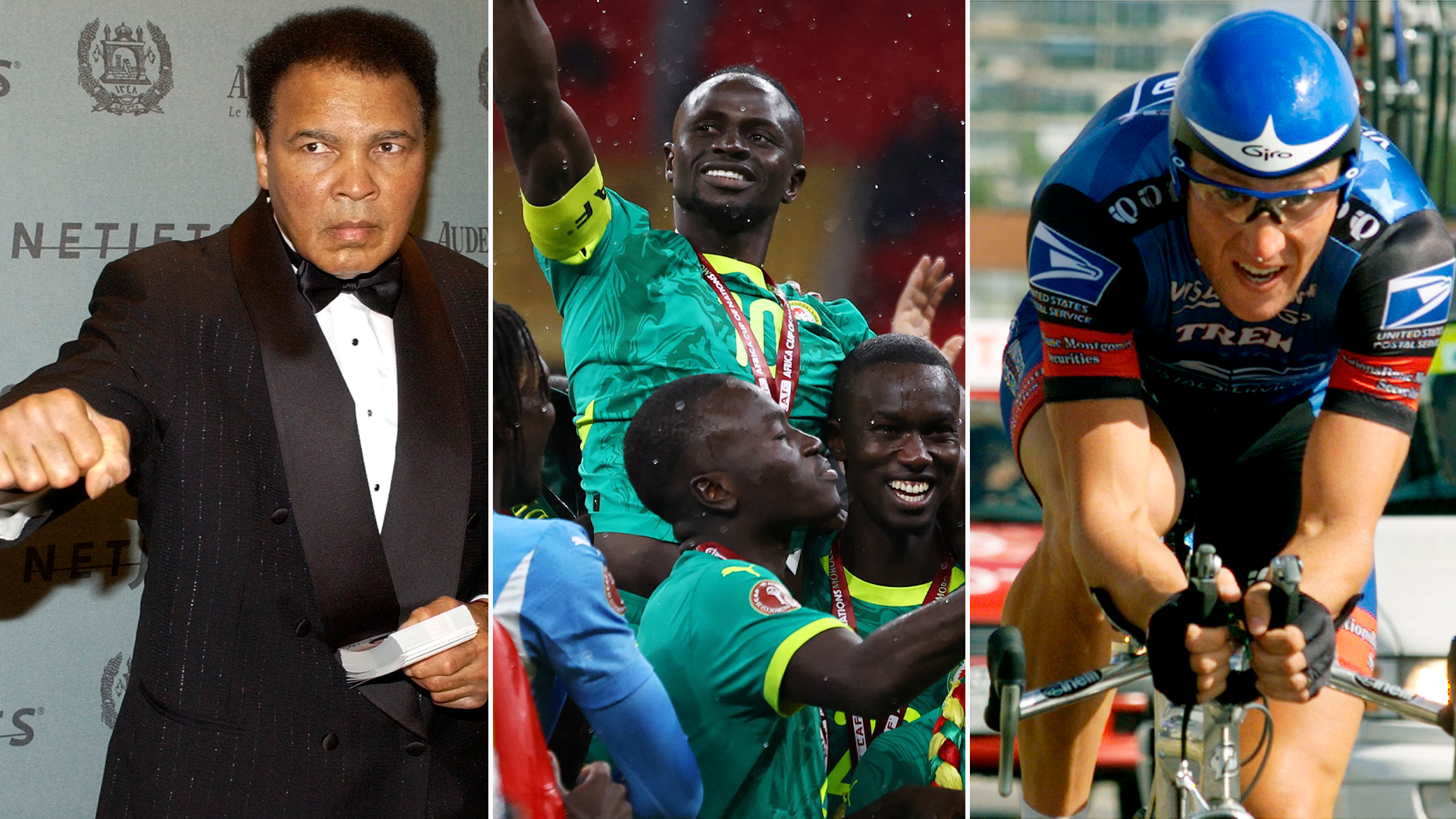 Senegal, Muhammad Ali, Lance Armstrong
