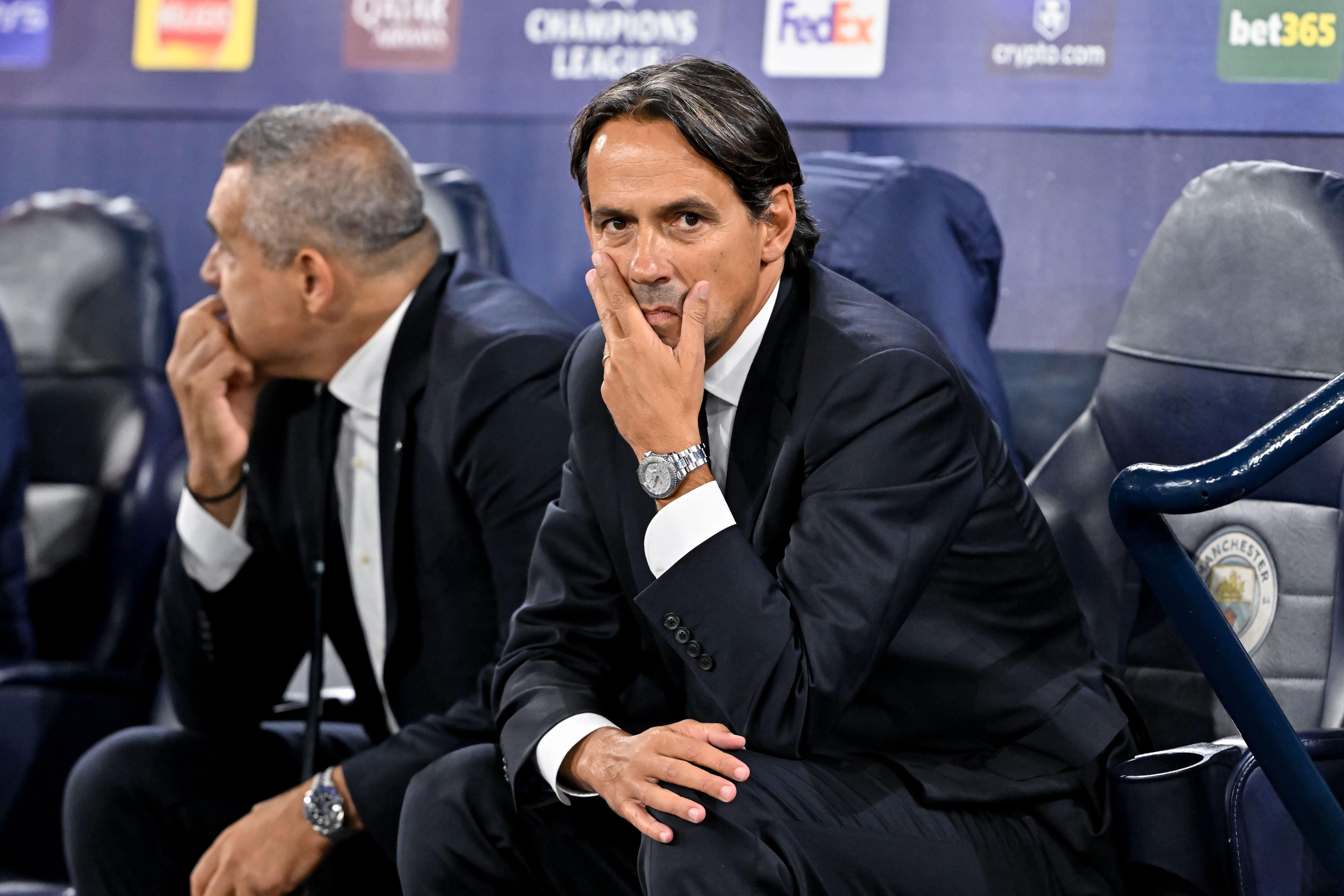 Simone Inzaghi songeur