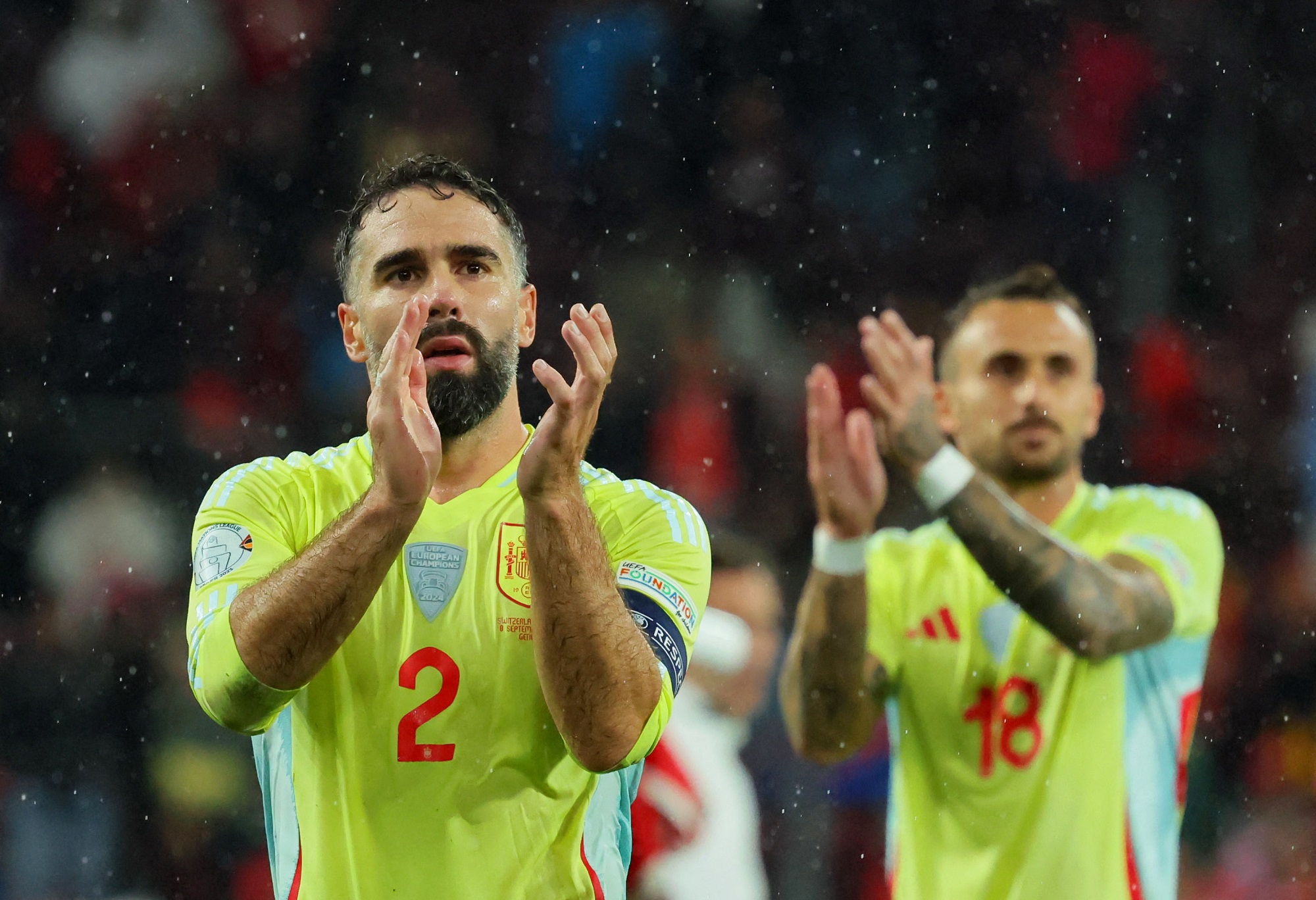 Spain's Dani Carvajal