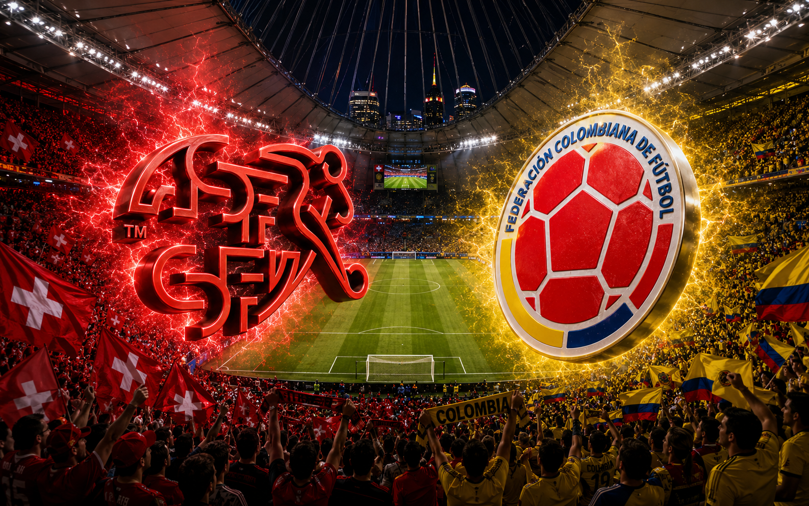 Suiza vs Colombia