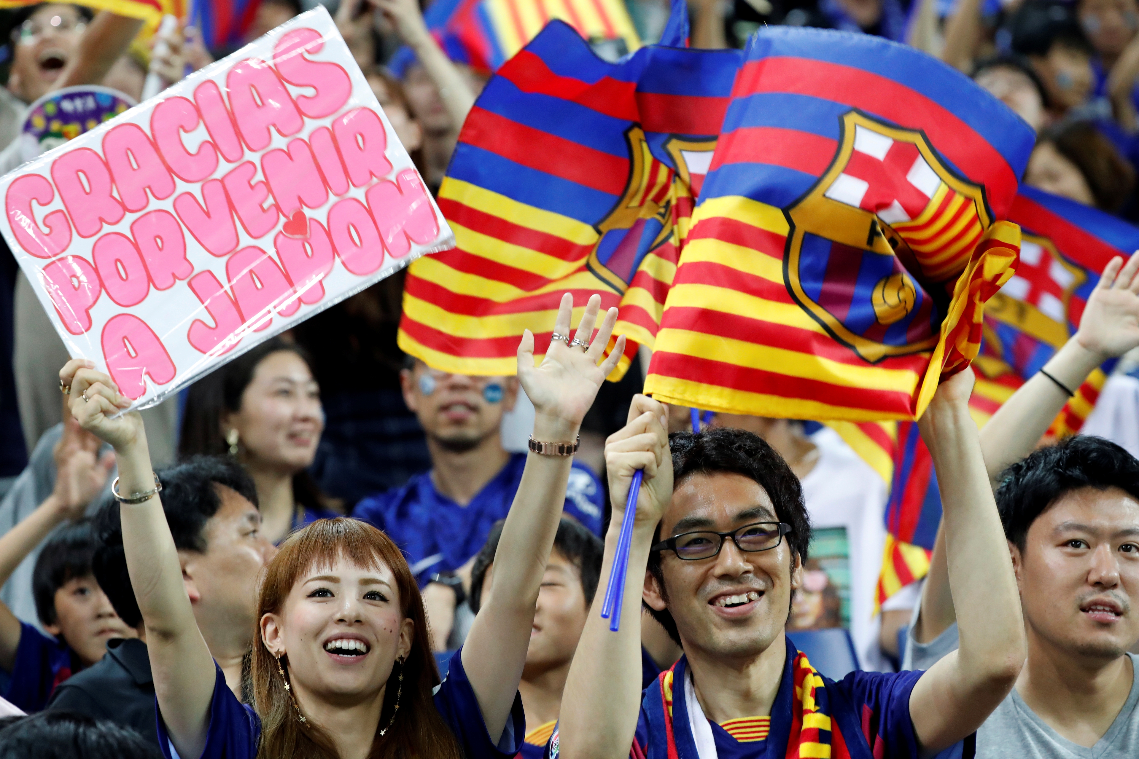 Supporters Barça Japon
