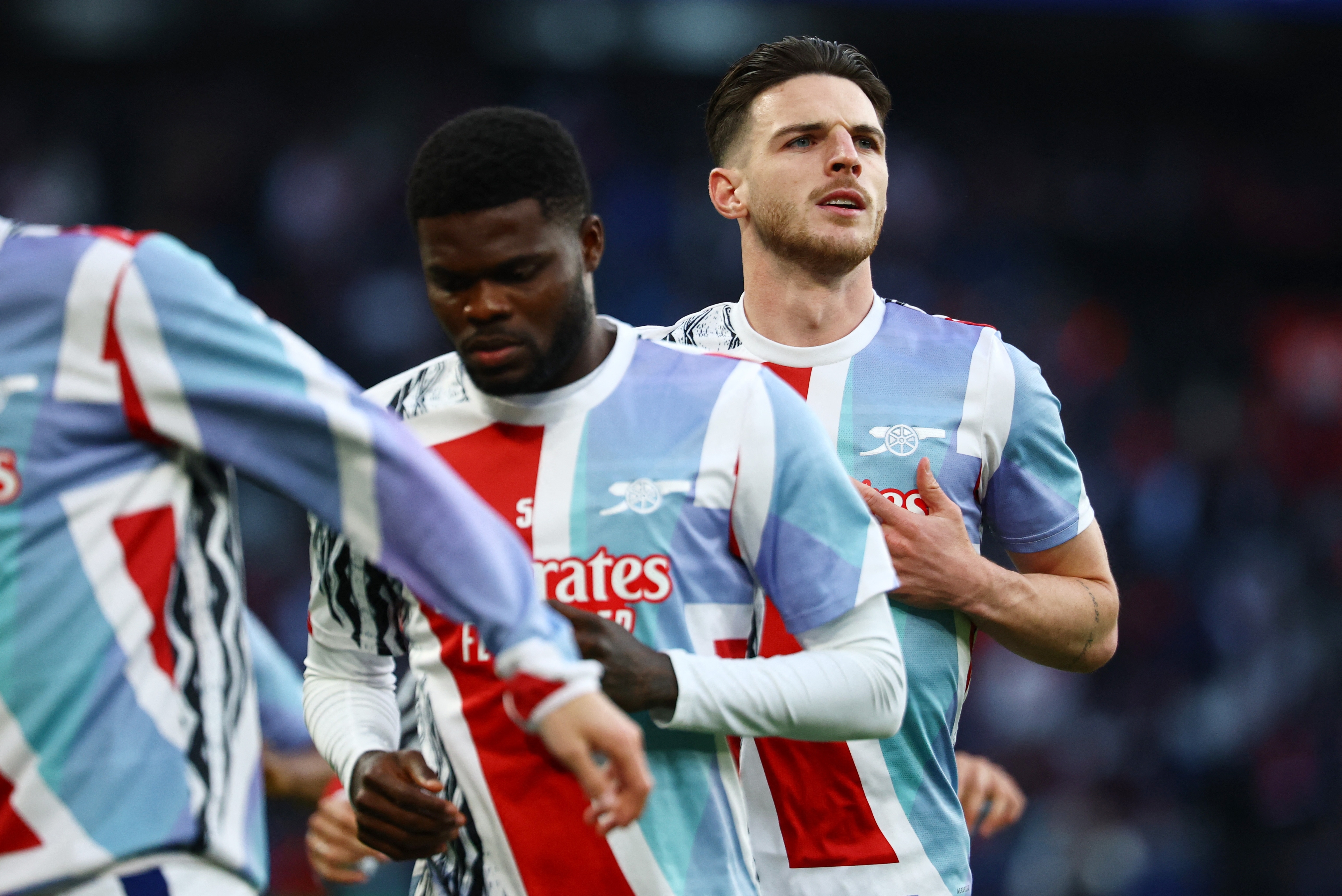 Thomas Partey et Declan Rice