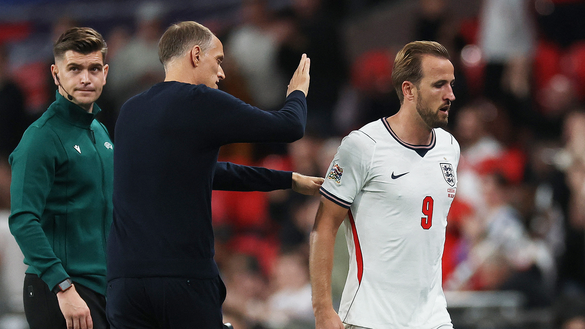 Thomas Tuchel y Harry Kane