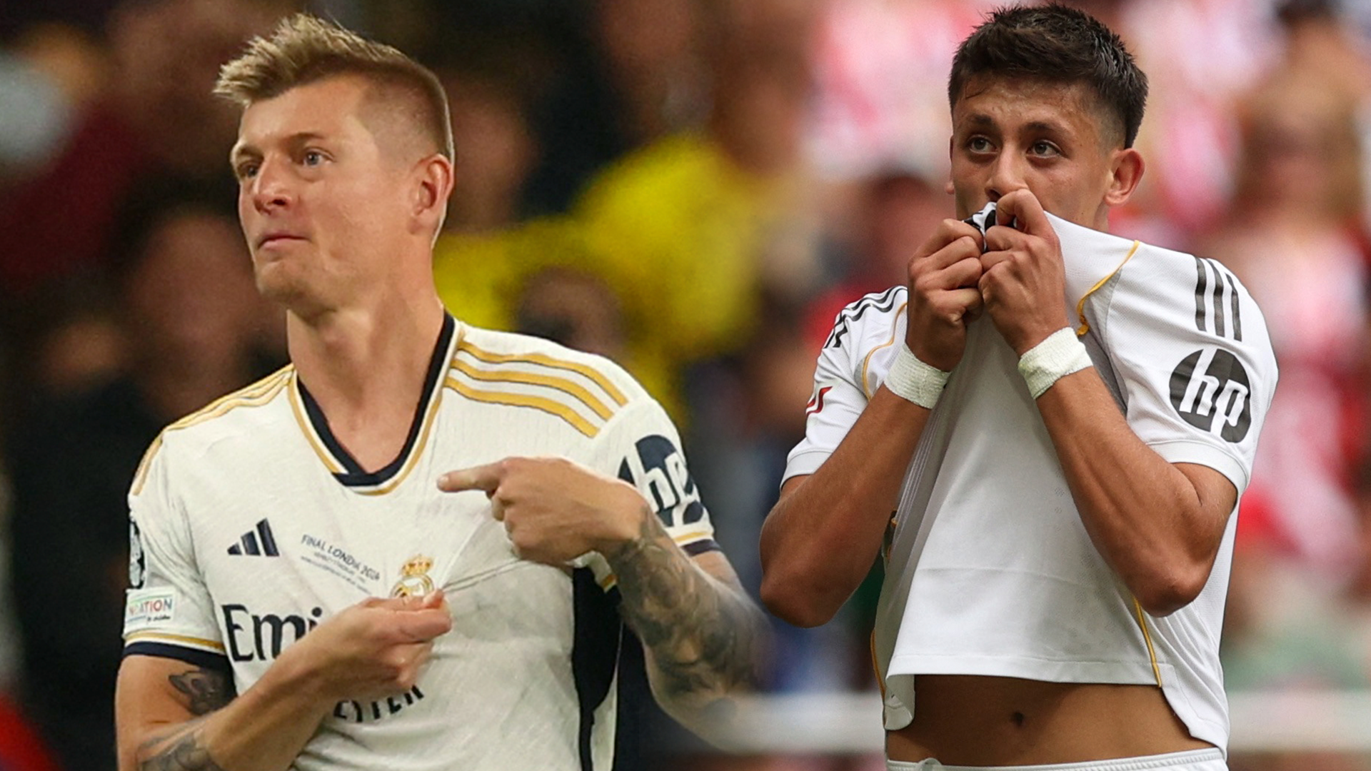 Toni Kroos y Arda Güler