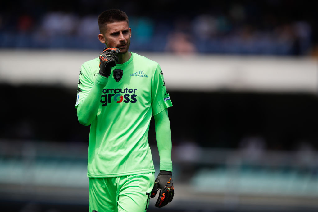 Tottenham goalkeeper Guglielmo Vicario on his leap in the Premier