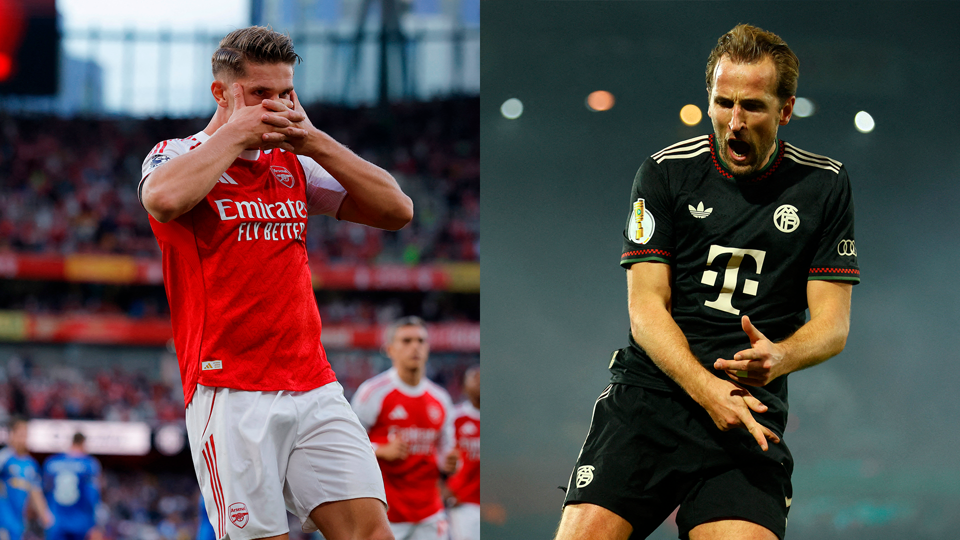 Viktor Gyökeres y Harry Kane