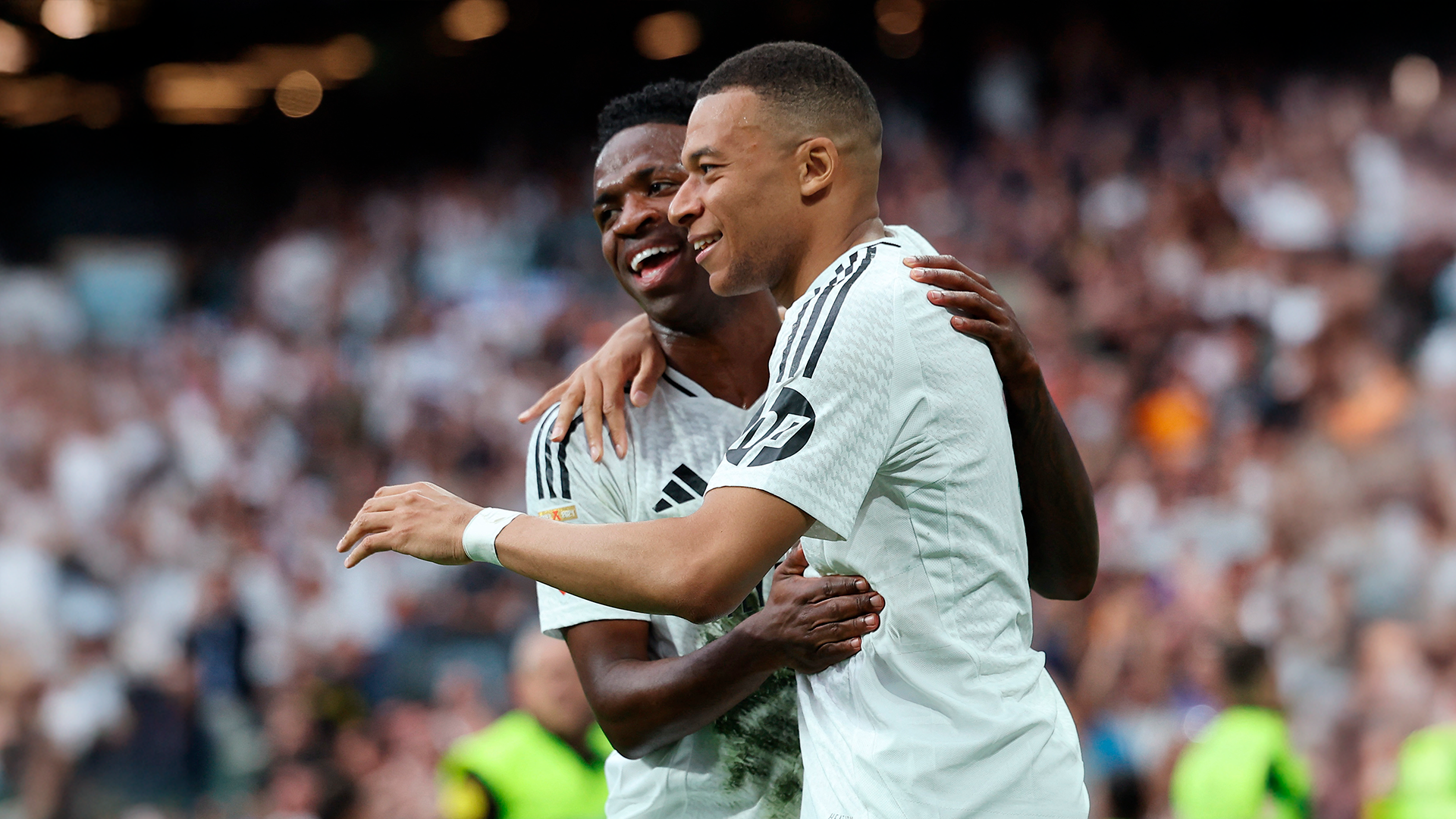 Vinícius Junior y Kylian Mbappé