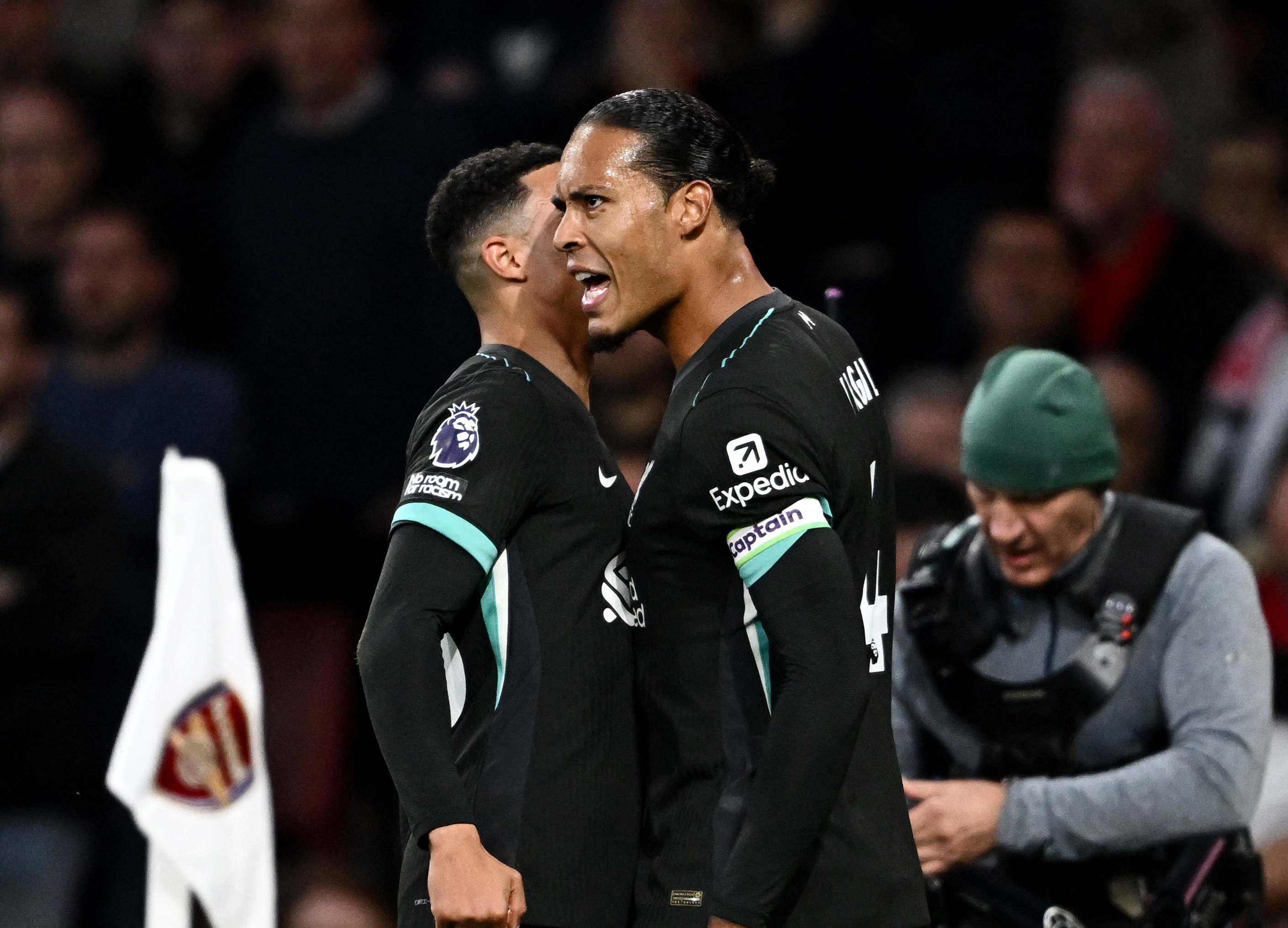 Virgil van Dijk buteur Arsenal