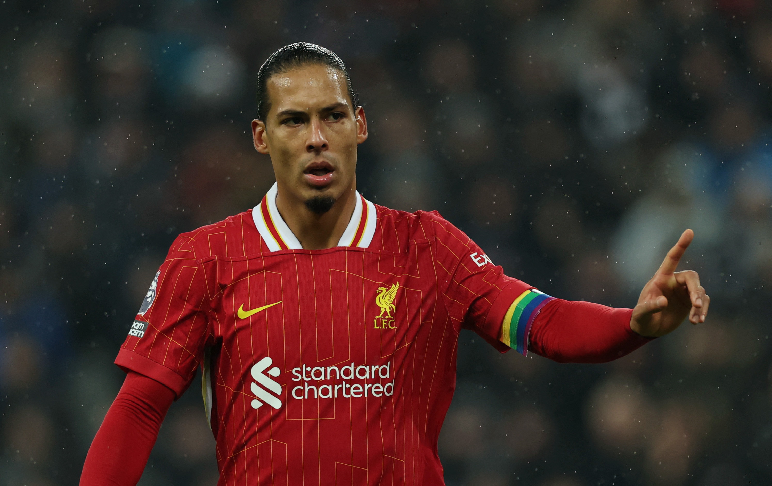 Virgil van Dijk contre Newcastle