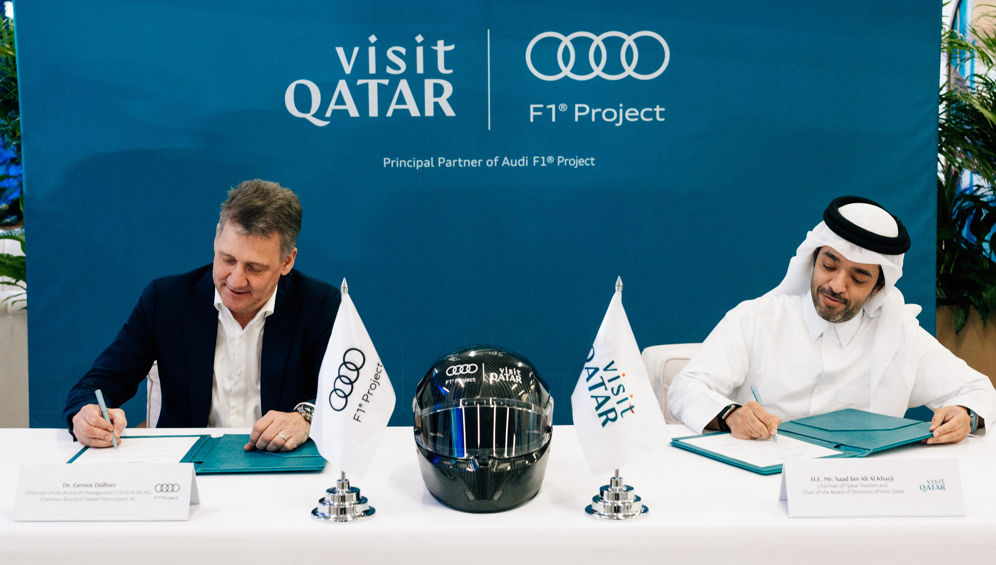 Visit Qatar شريكًا رئيسيًا لفريق أودي للفورمولا 1