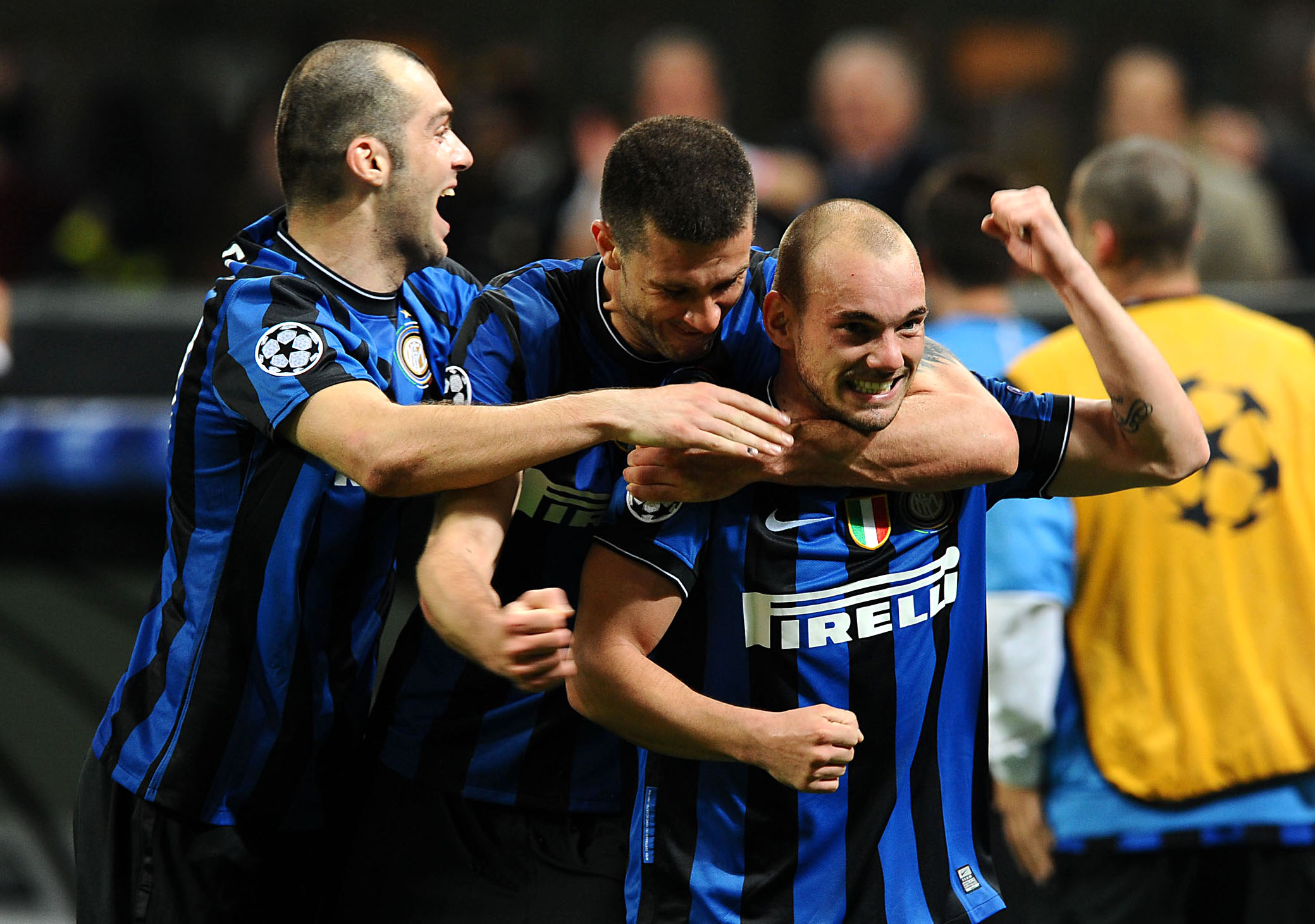 Wesley Sneijder Inter Barcelone 2010