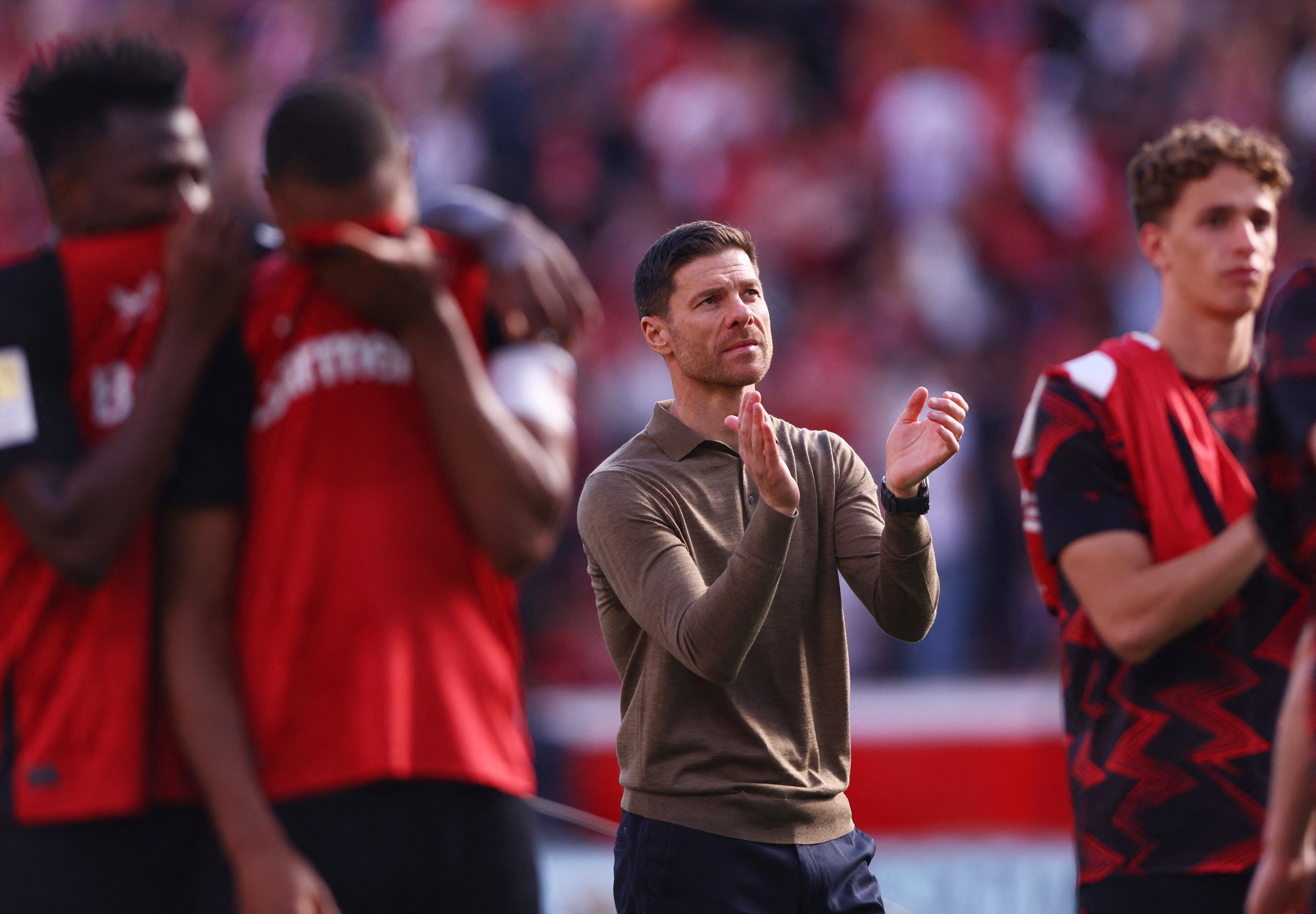 Xabi Alonso at full-time